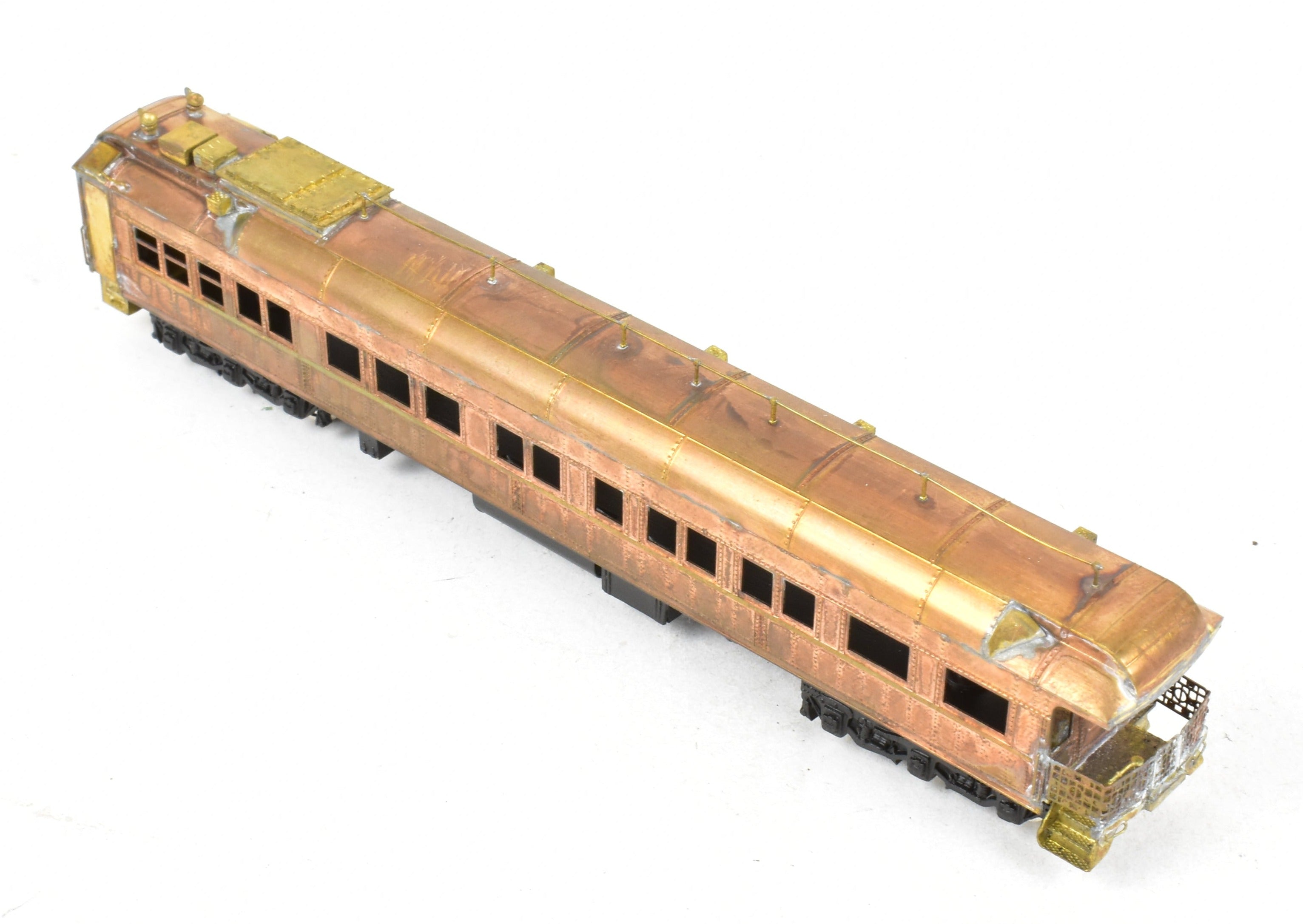 N Scale Brass ATSF - Santa Fe Heavyweight Business Car #9/10, AS-IS Condition