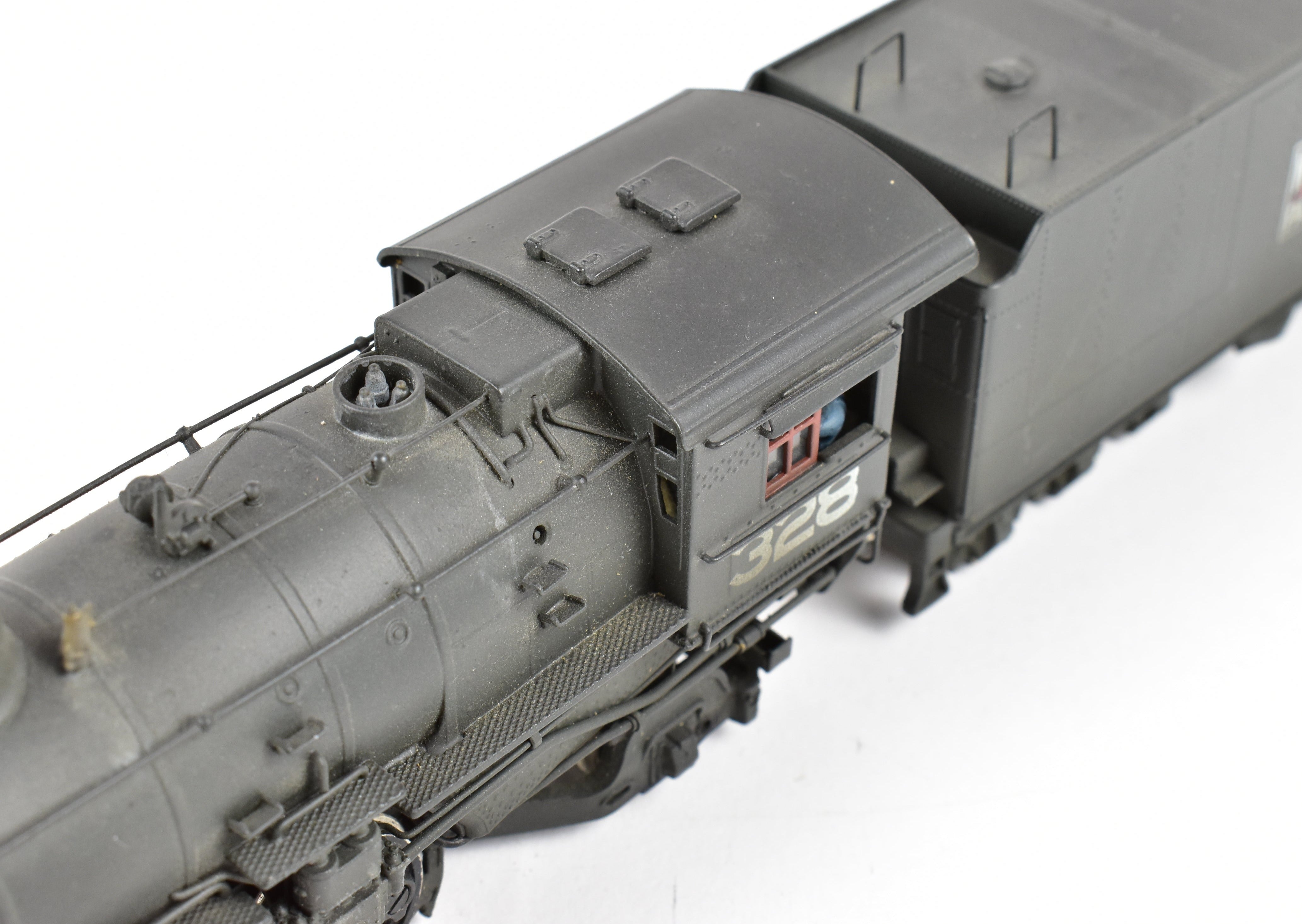 HO Scale Brass Pacific Fast Mail (PFM) - United Western Pacific MK - 60 2 - 8 - 2 Mikado Locomotive Model, Custom Painted and Weathered for Collectors