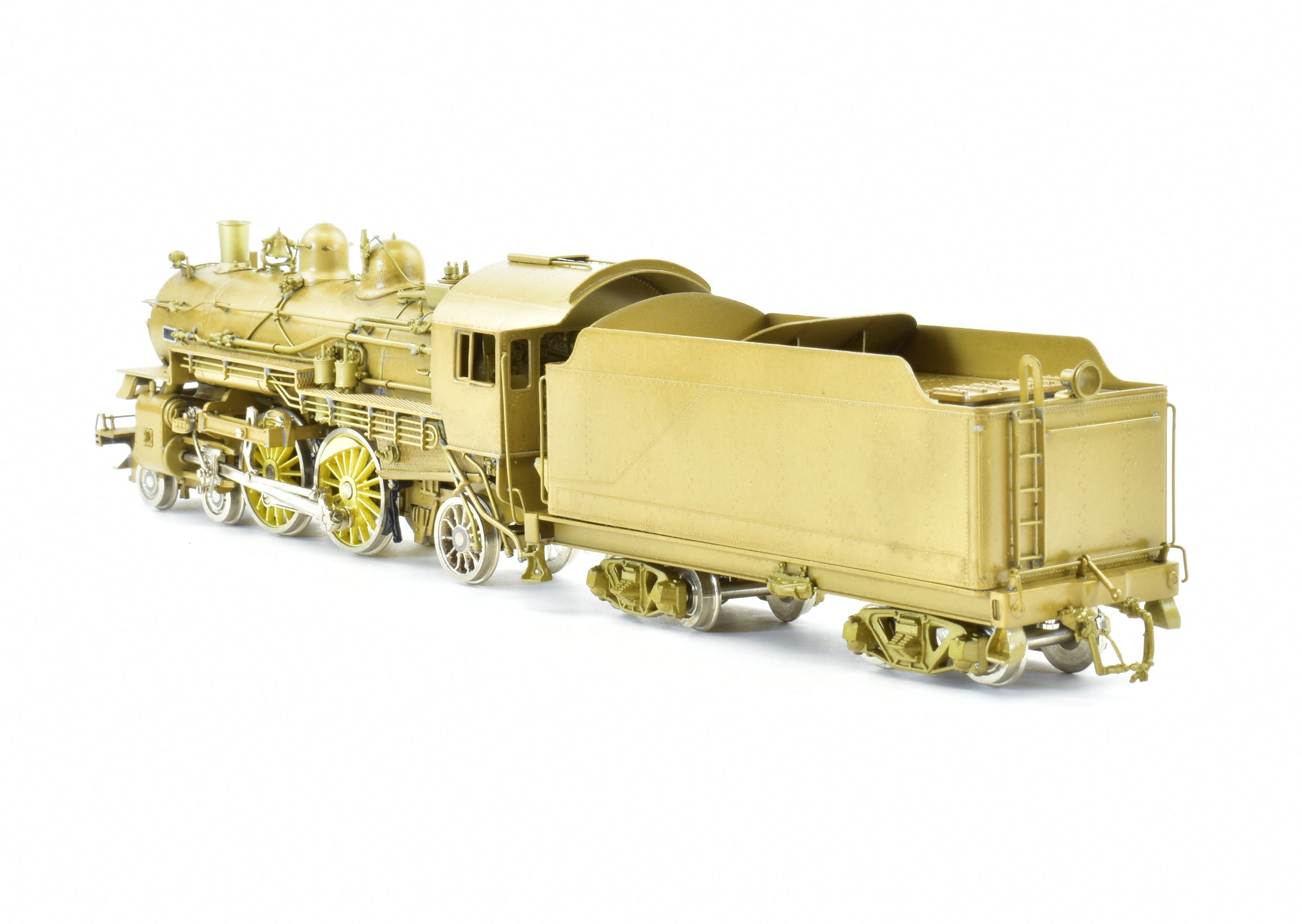 HO Scale Brass Model Train - Overland Models, Inc. Chesapeake & Ohio A - 16 4 - 4 - 2 Atlantic Locomotive by J.P. Models