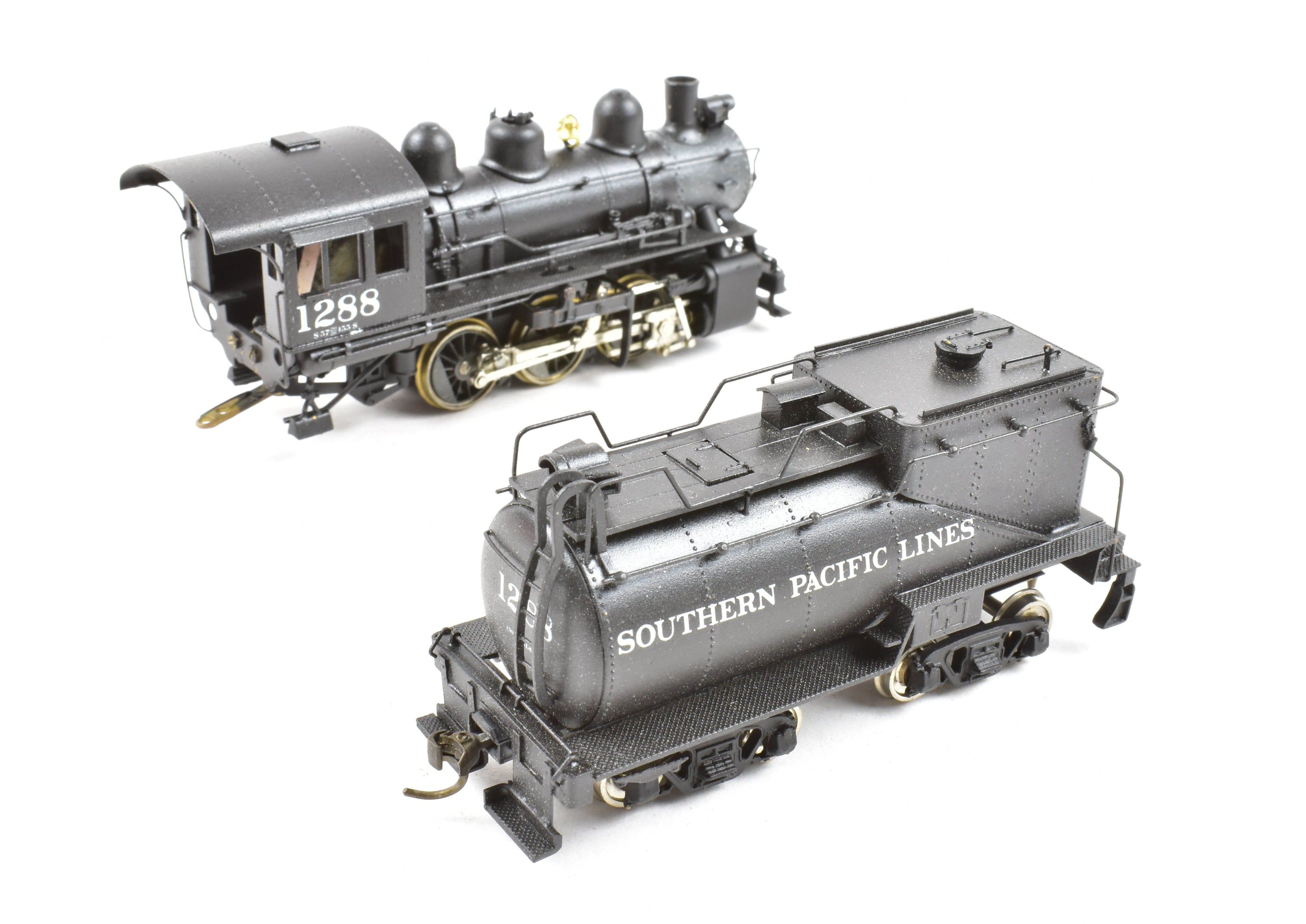 HO Scale Brass Balboa Model of Southern Pacific S - 12 0 - 6 - 0 Switcher with Custom Painted Finish