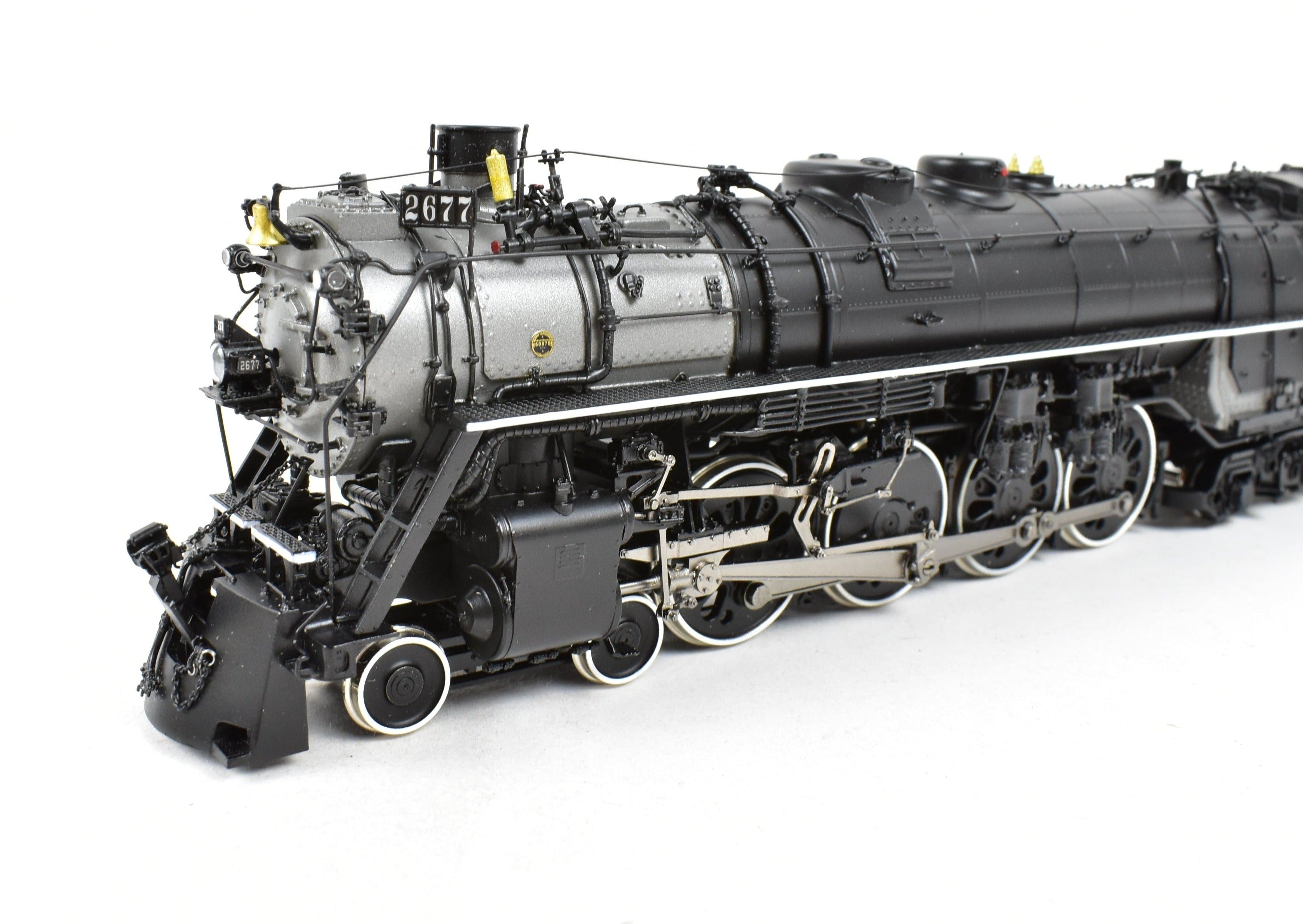 HO Scale Brass Model Train - Precision Scale Co. (PSC) Northern Pacific A-4 4-8-4 Northern FP Locomotive No. 2677