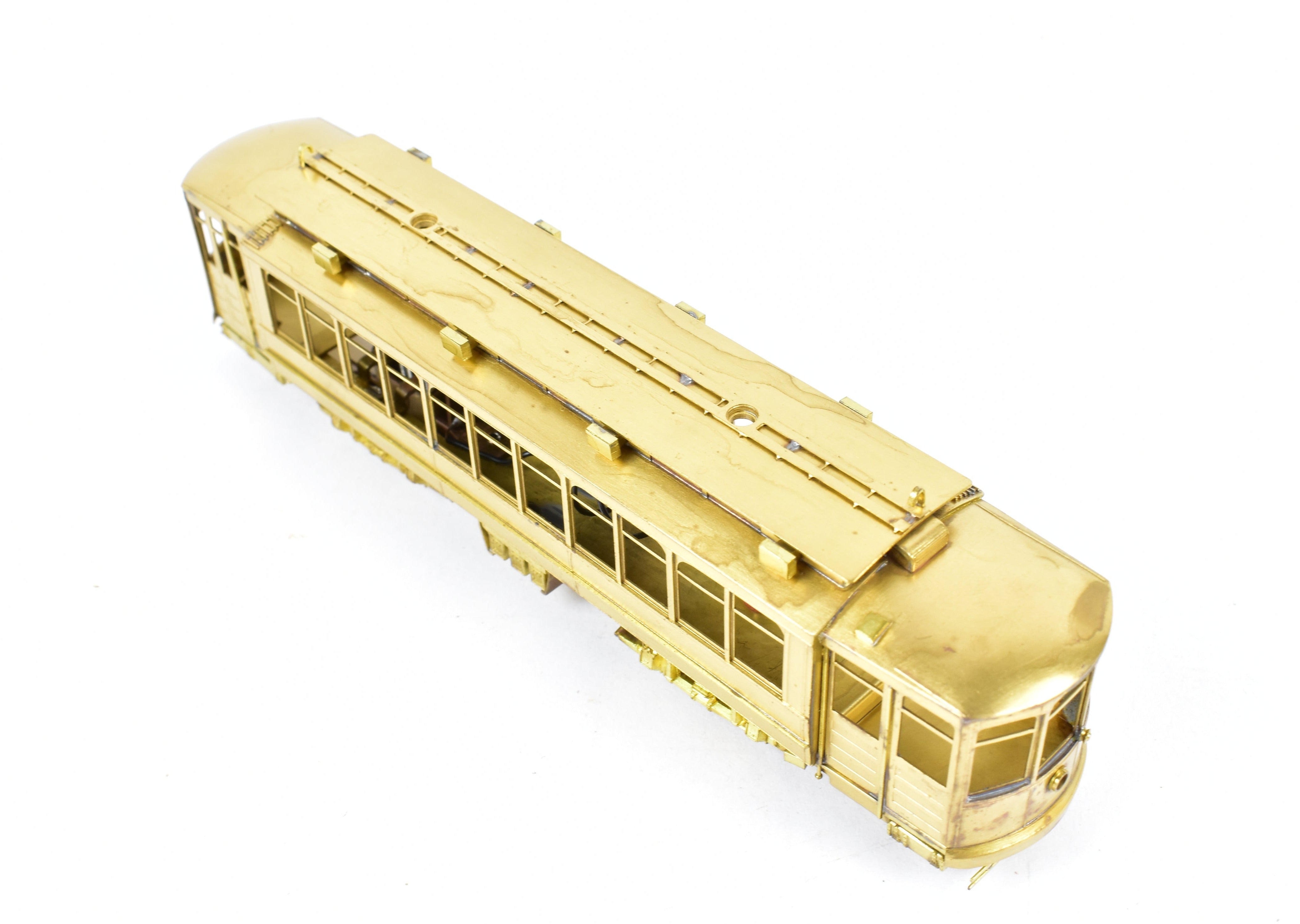 HO Scale Brass Model Train - Fairfield Models CSL Chicago Surface Lines Big Brill Single - Ended Car