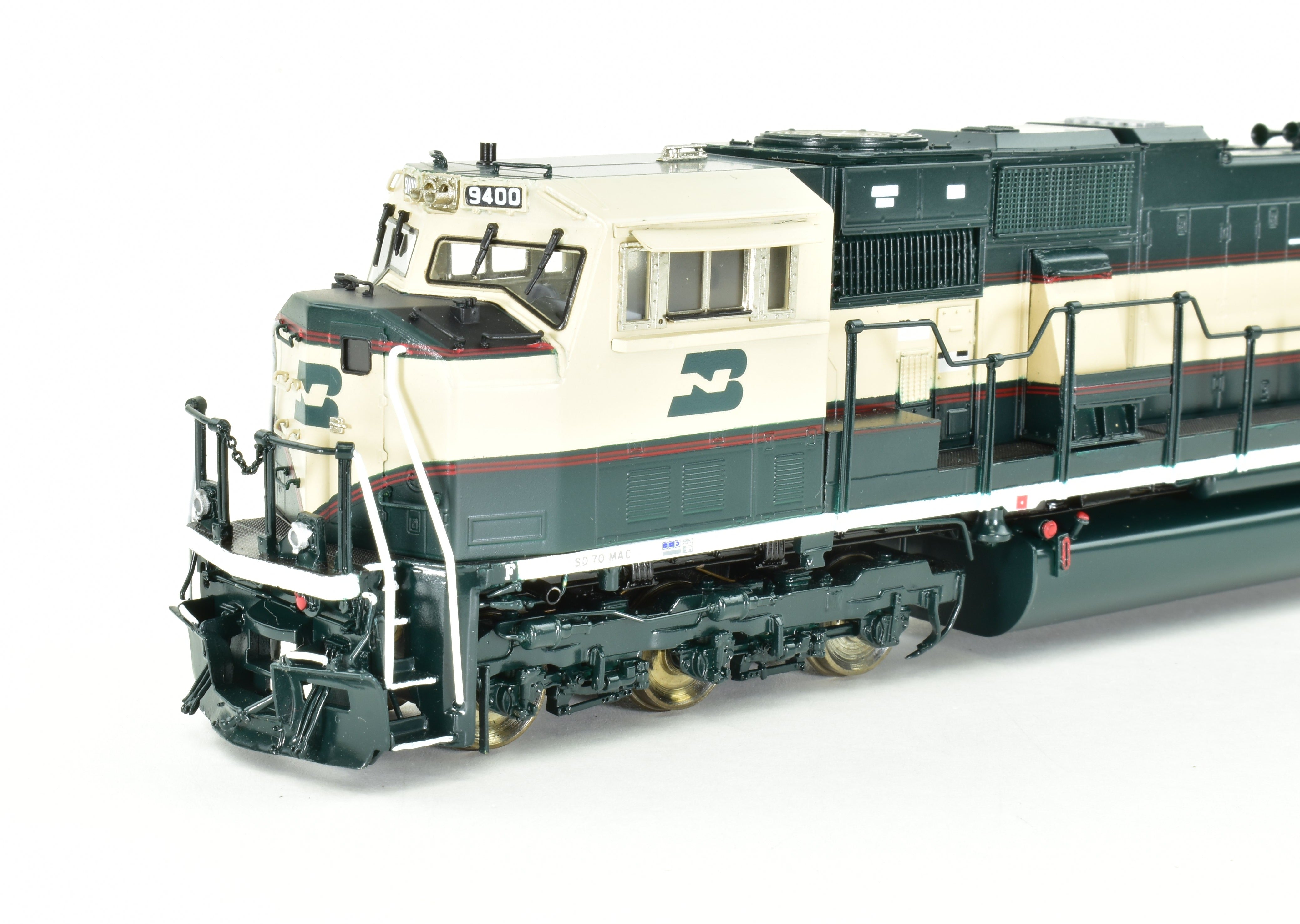 HO Scale Brass OMI BN Burlington Northern SD70MAC FP Locomotive No. 9400
