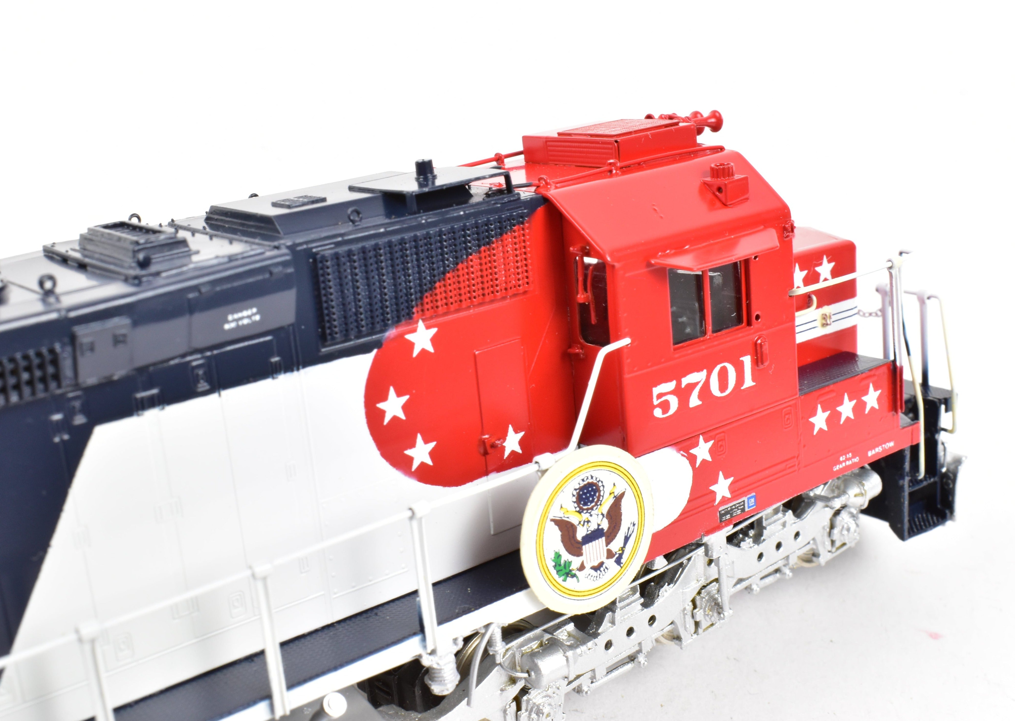 HO Brass OMI Overland Models Inc AT&SF Santa Fe SD45-2 Bicentennial Factory Custom Painted
