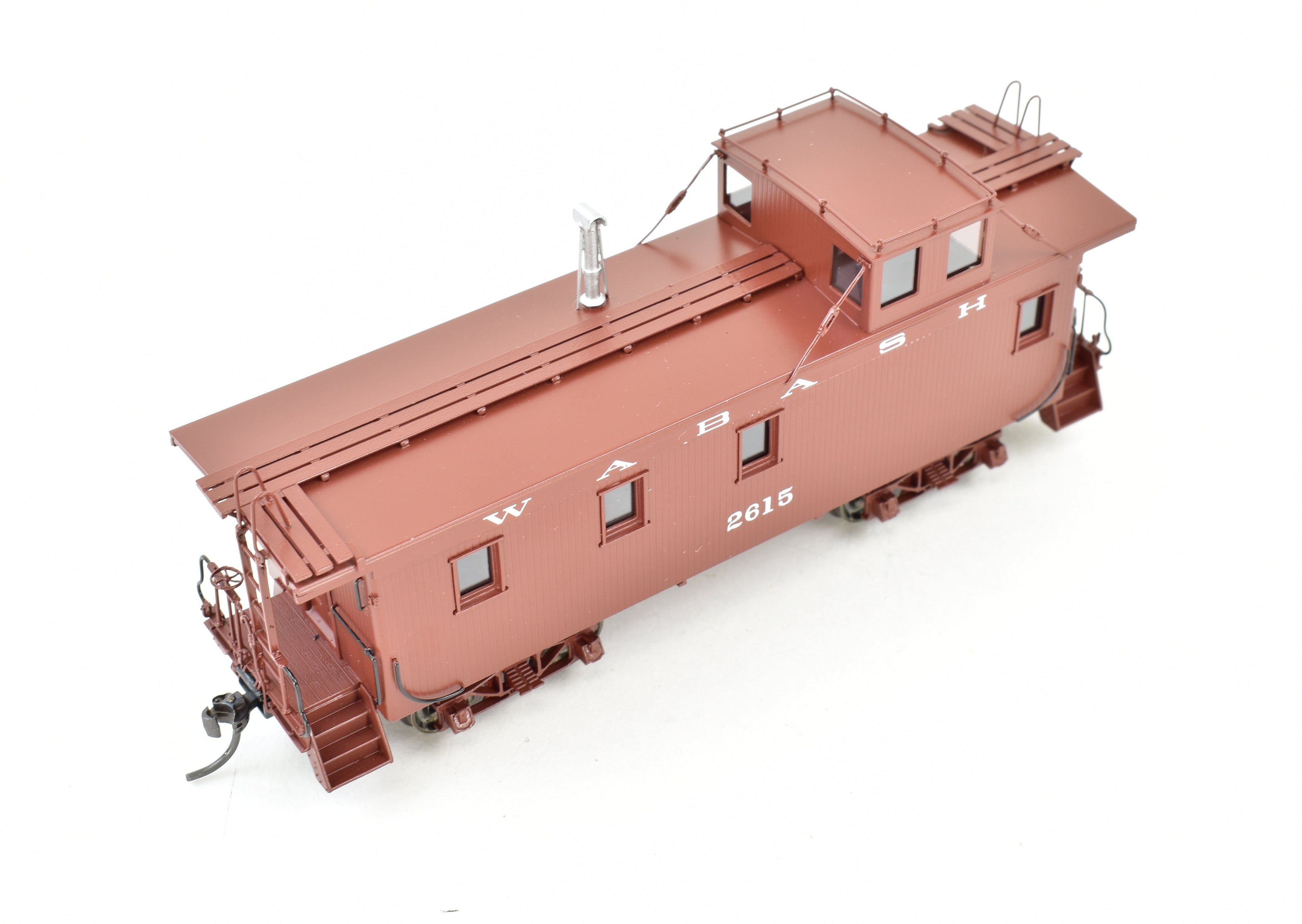 HO Scale Brass Wabash Wood Side Caboose FP #2615 by OMI Overland Models