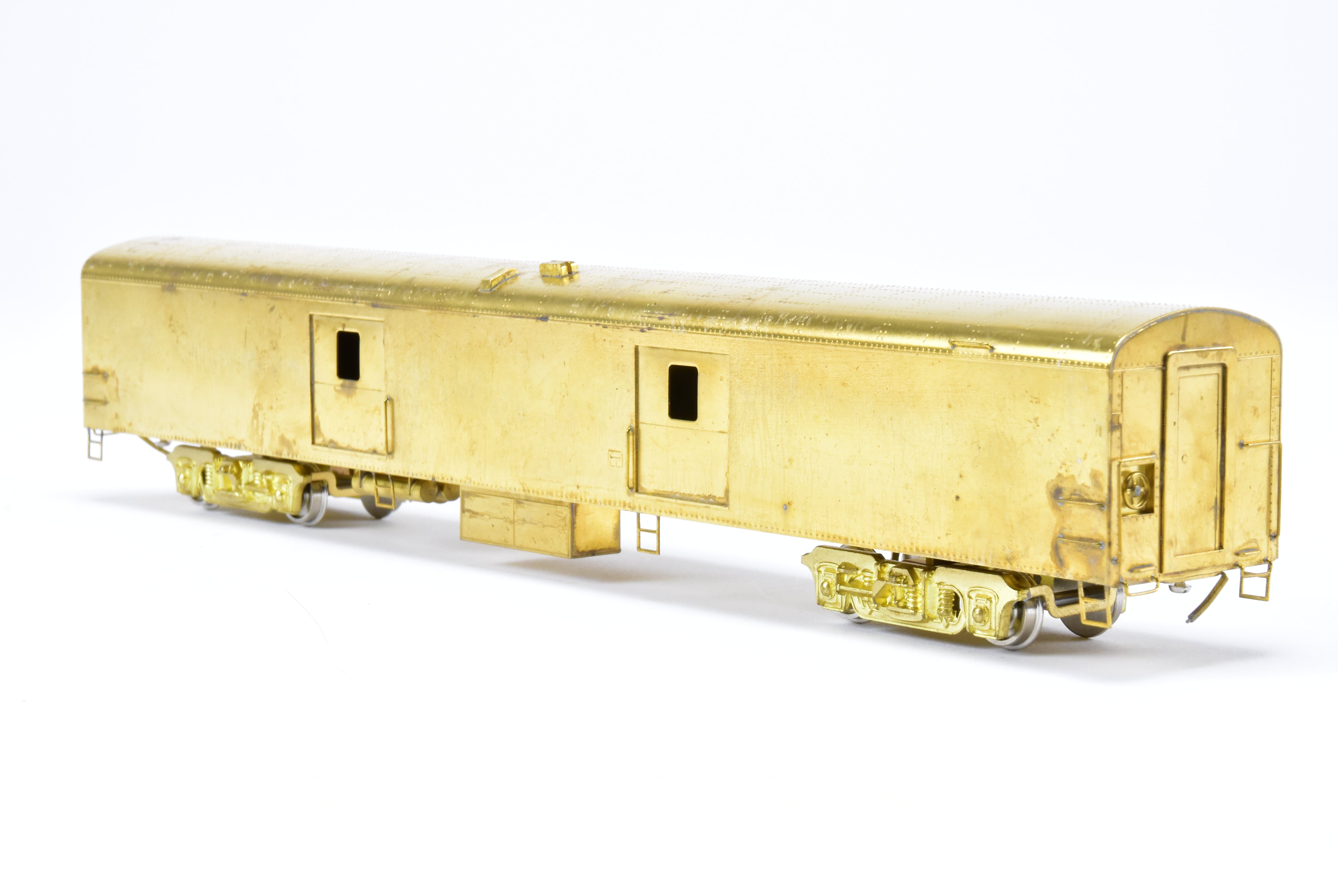 Hi - Country Brass Union Pacific ACF #5664 Baggage Car, Moderate Tarnish