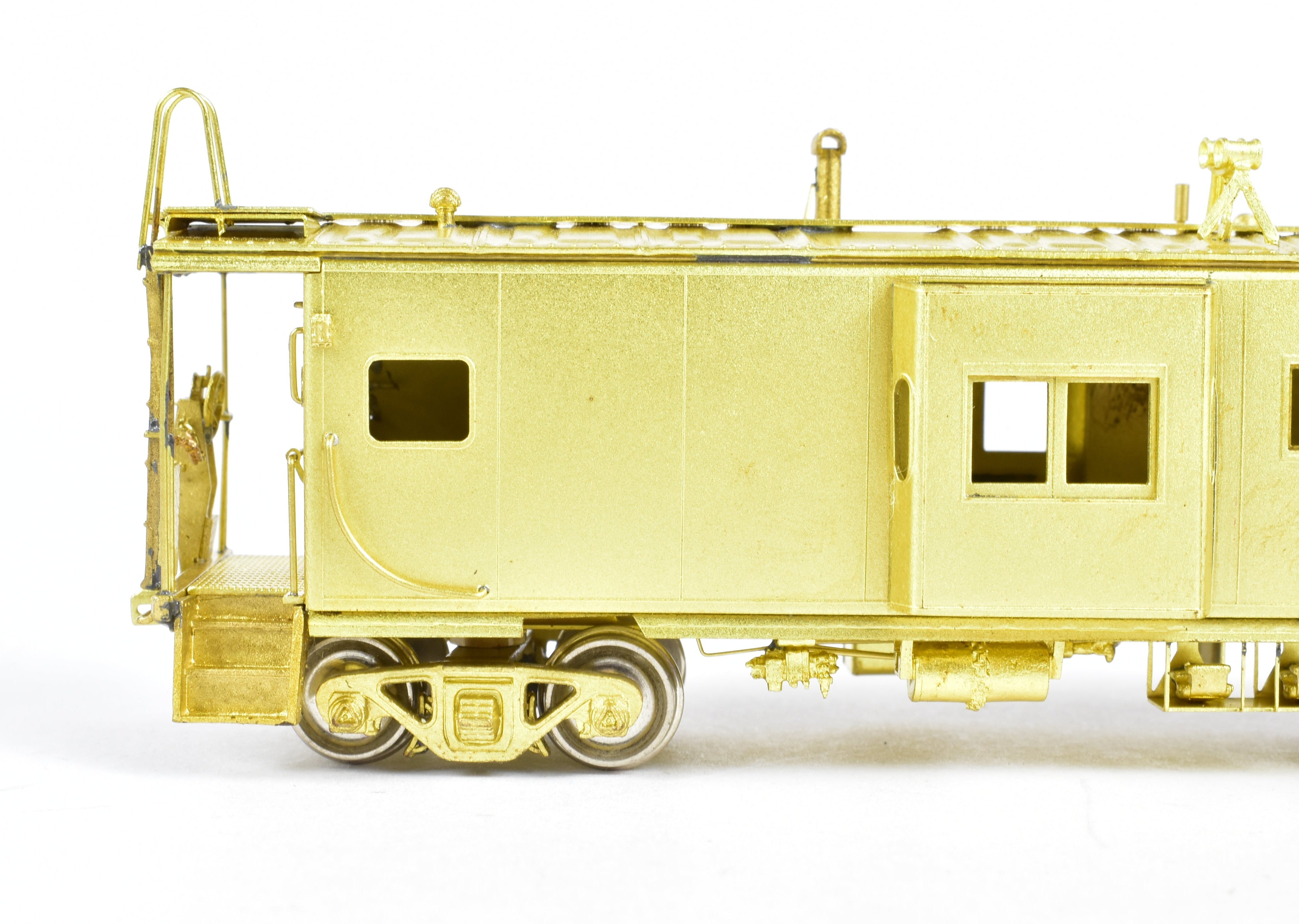 HO Scale Brass Conventional Bay Window Caboose - OMI (Overland Models, Inc.) Union Pacific CA - 13 Caboose with Roof Walk for Model Trains