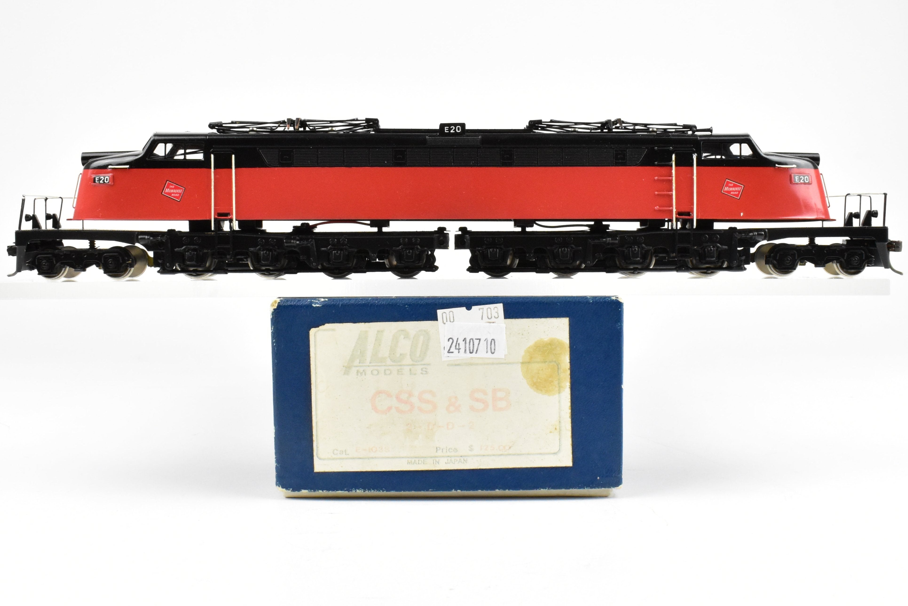 HO Brass Alco Milwaukee Road Little Joe GE Electric #E20 with Digitrax DCC/Sound