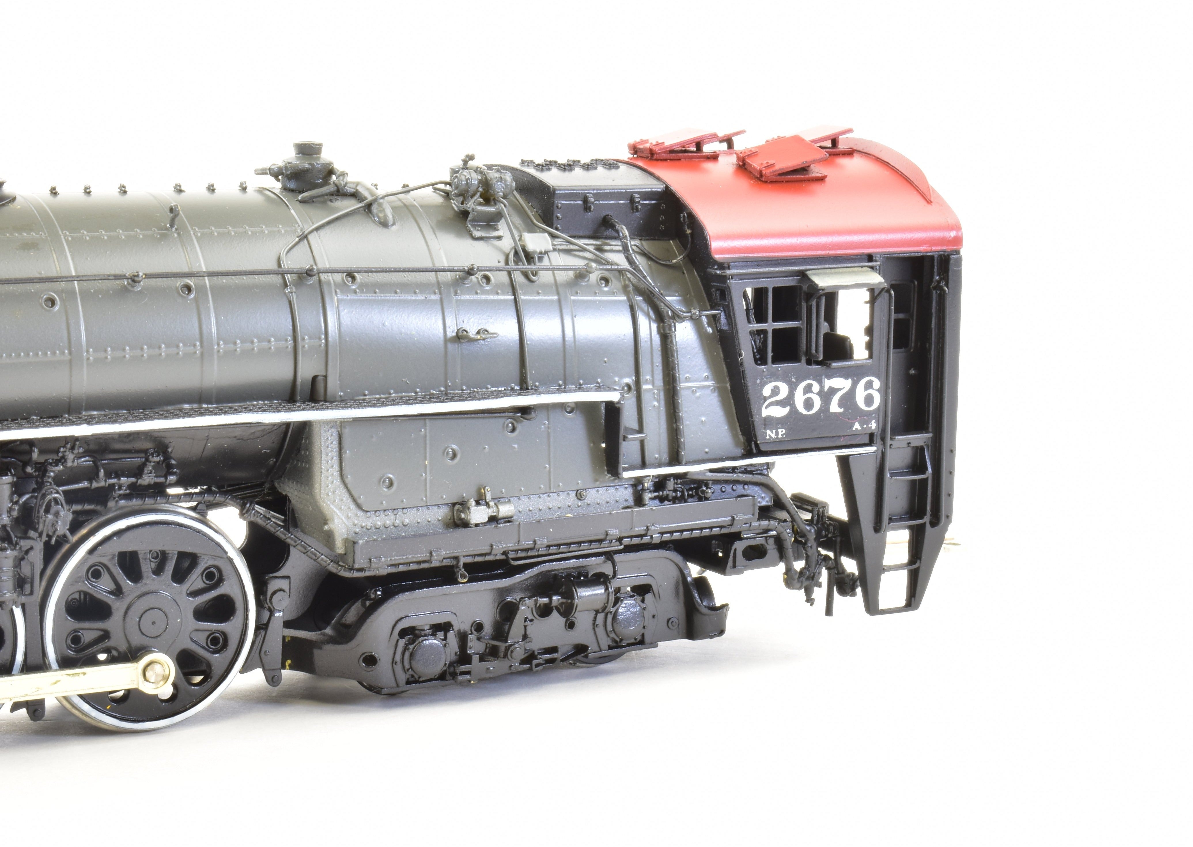 HO Scale Brass Northern Pacific A-4 4-8-4 Pro Painted Locomotive by W&R Enterprises