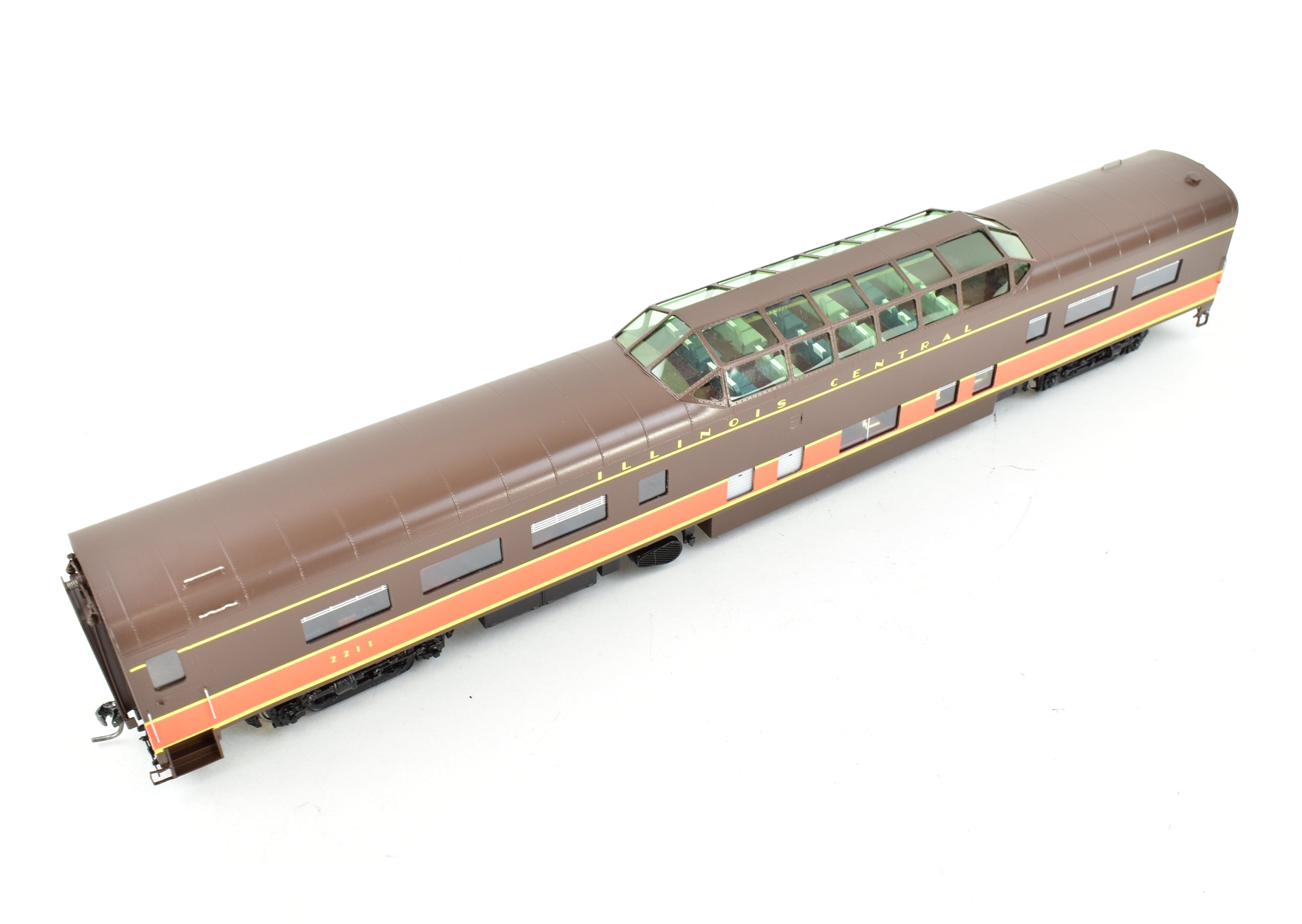 HO Scale Brass Union Terminal Imports No. 1156-7 Illinois Central Parlor Car FP 2211