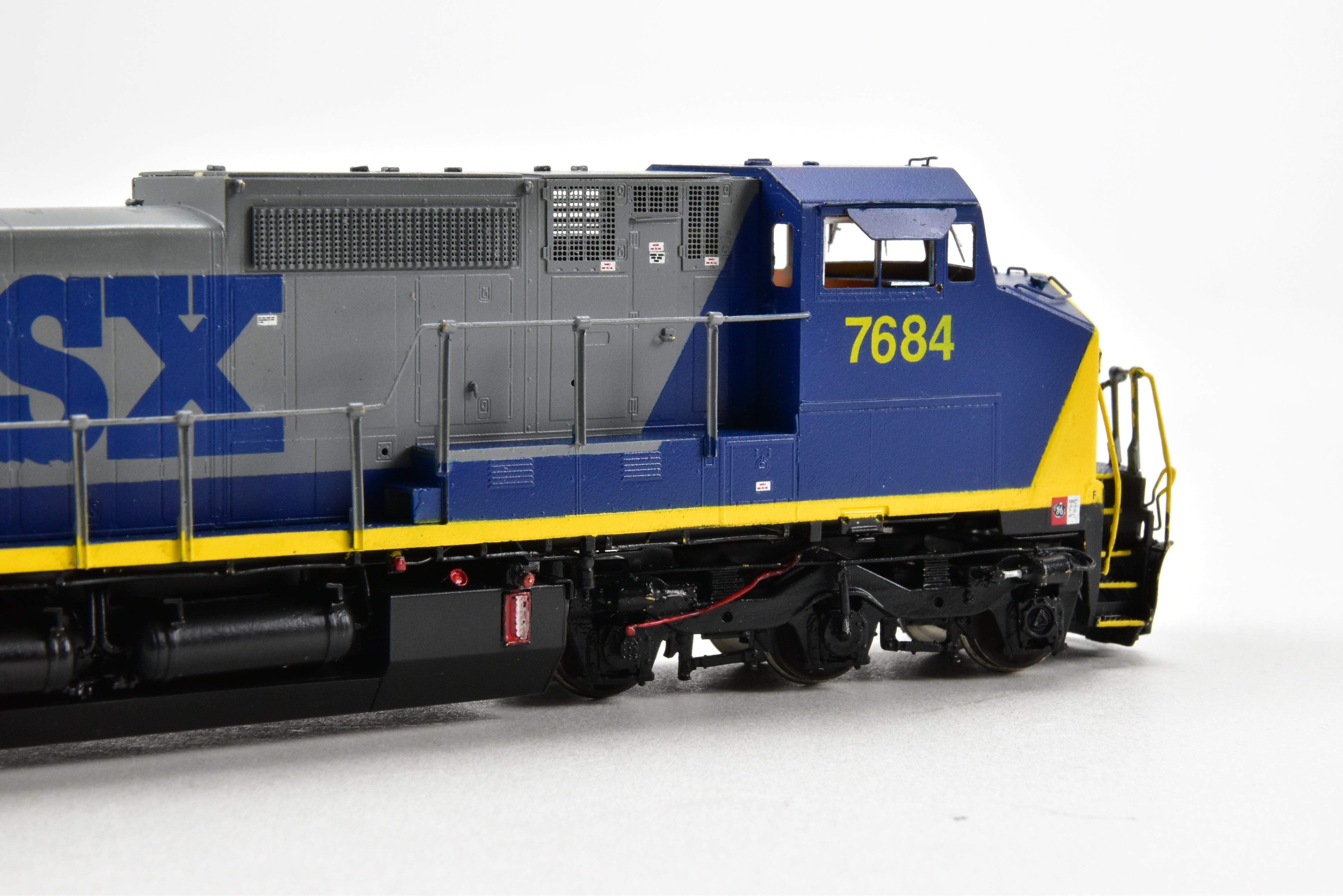 Brass OMI CSX Transportation GE CW40 - 8 Custom Painted #7684 by Overland Models