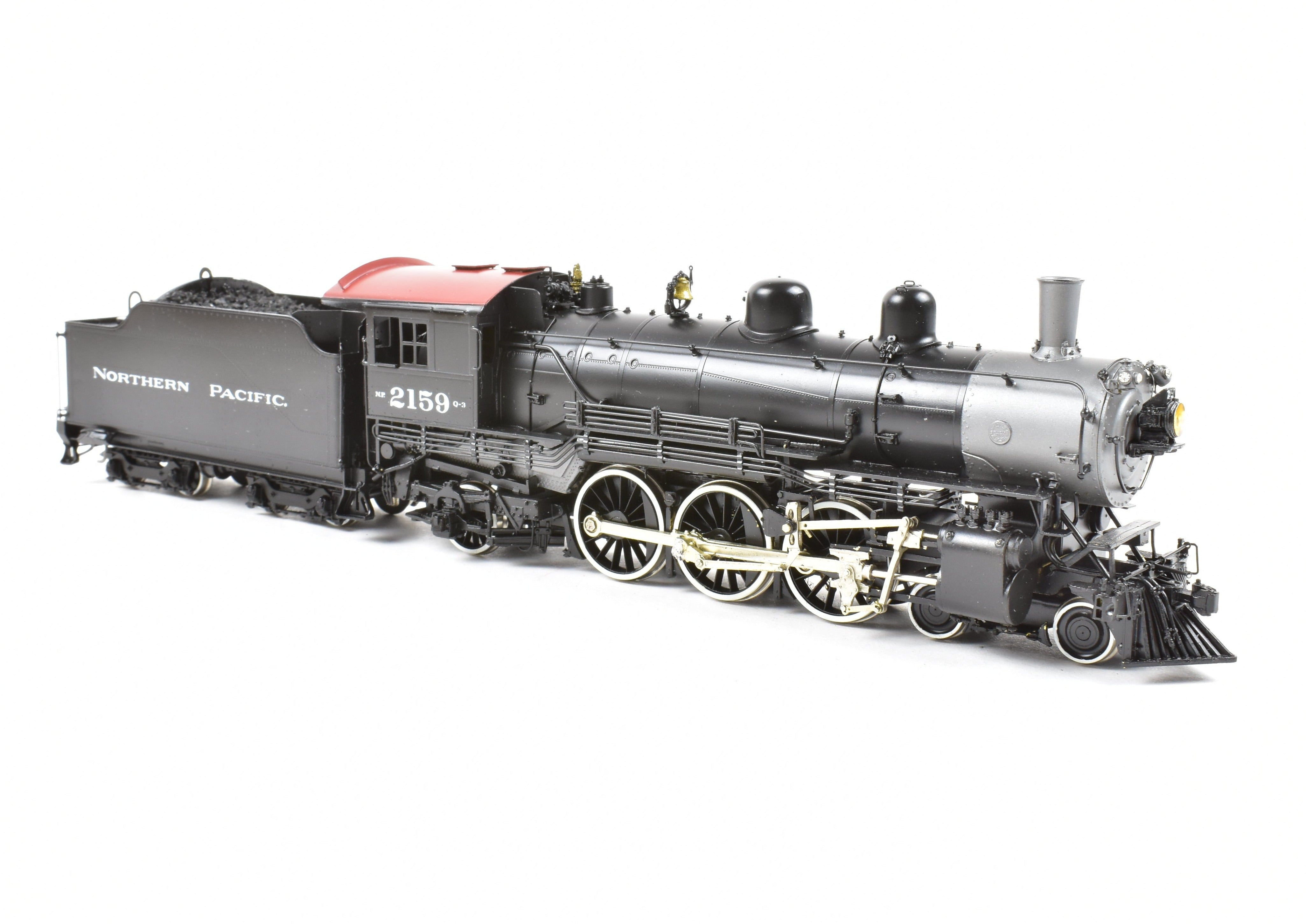 HO Scale Brass Pro-Painted Northern Pacific Q-3 4-6-2 Model by W&R Enterprises