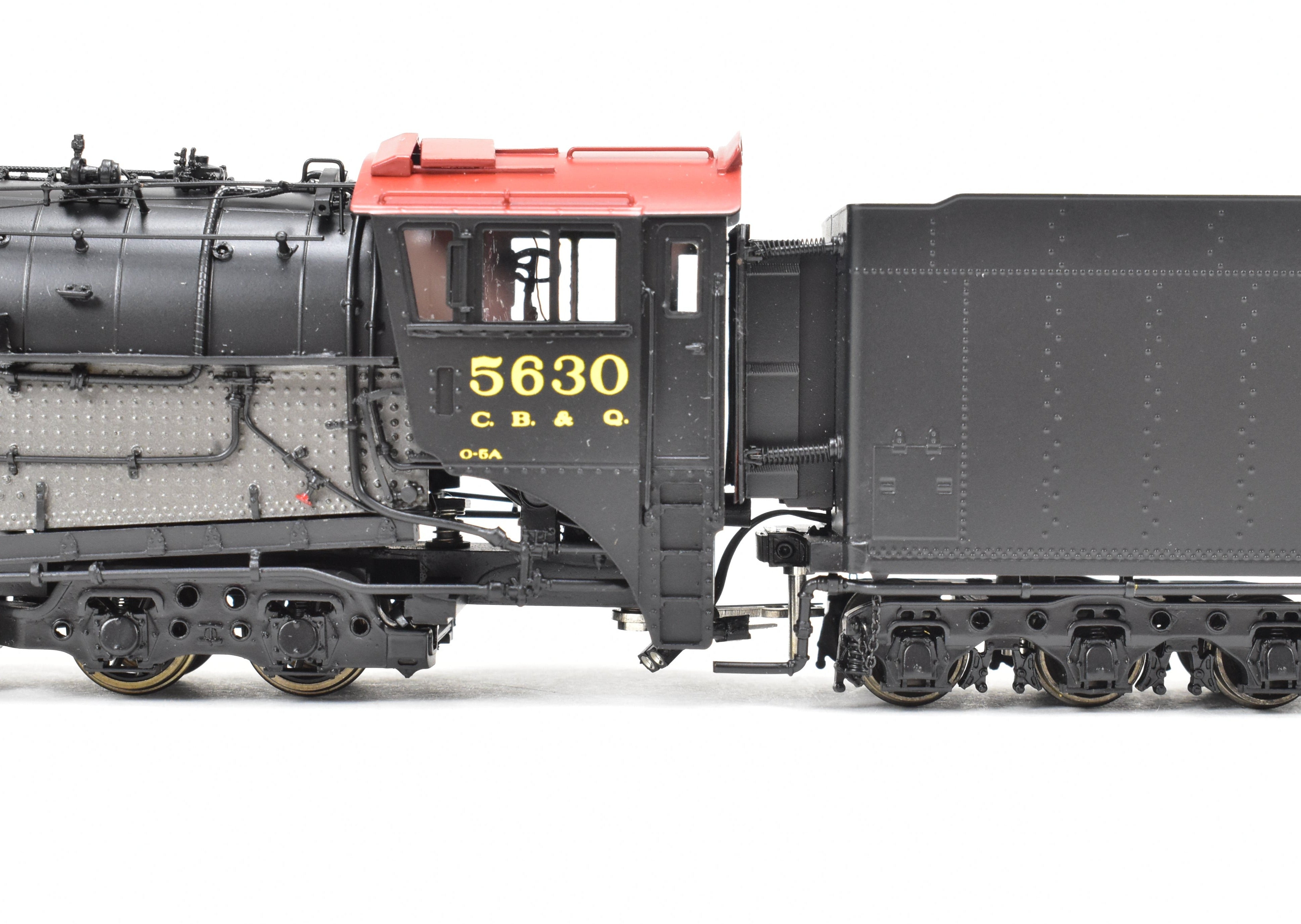 HO Scale Brass Model Train - Oriental Limited CB&Q - Burlington Route O - 5a 4 - 8 - 4 Factory Painted Locomotive #5630