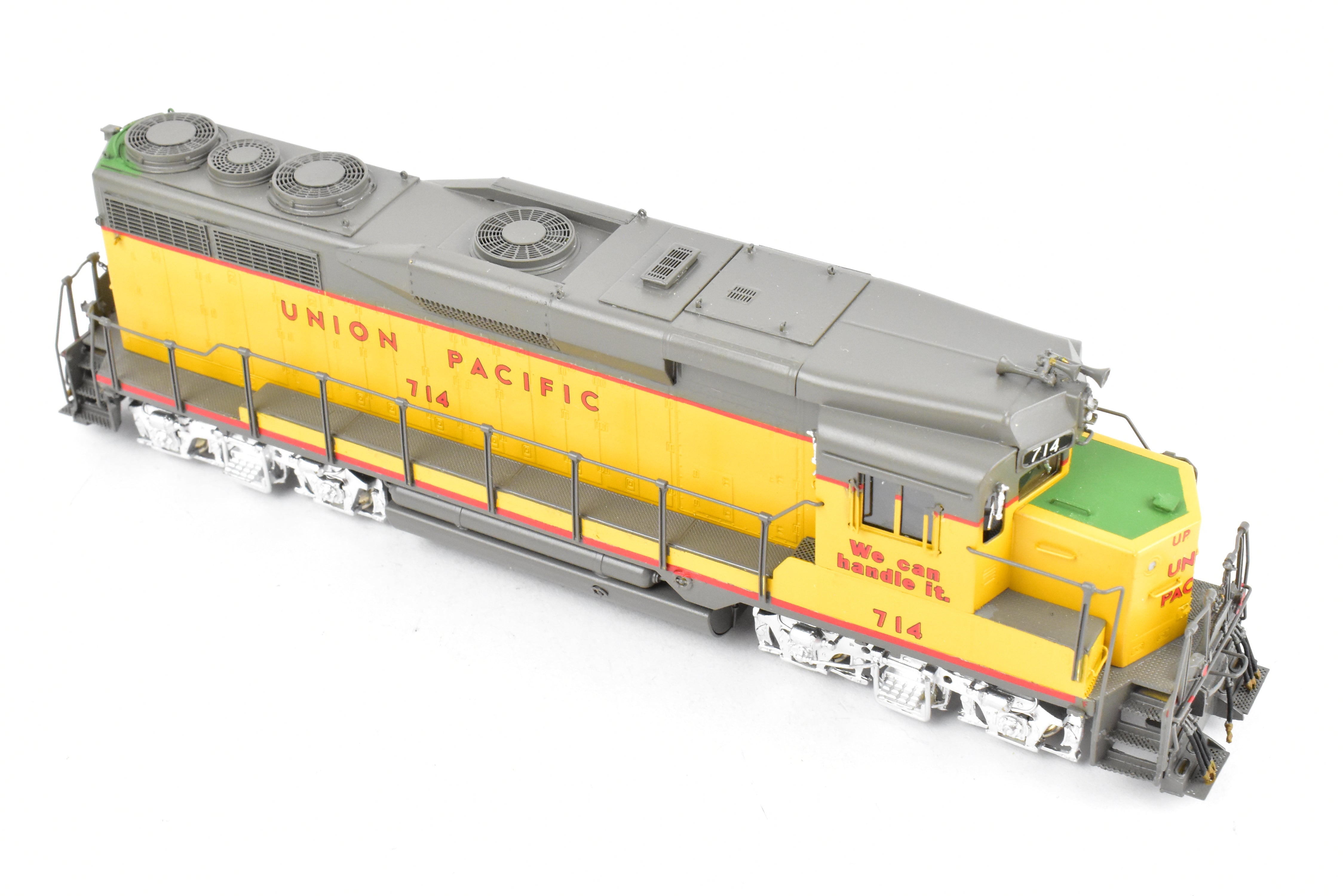 HO Scale Brass Model Train - Overland Models, Inc. Union Pacific EMD GP30 PH II Low Hood Locomotive from #700 to #735, Specifically CP #714