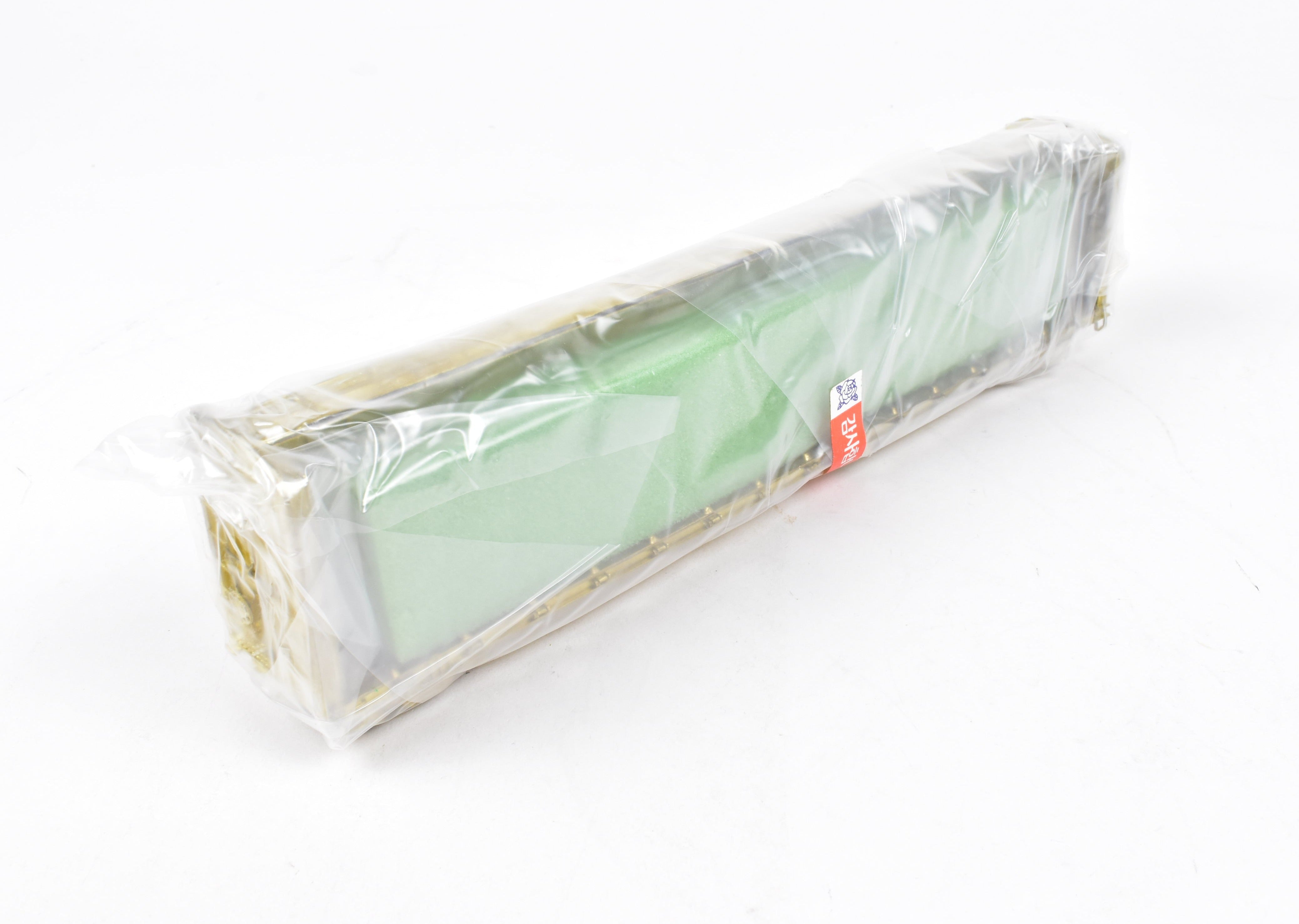 HO Brass OMI 64-Foot Thrall Center Beam Flat Car with Oval Openings
