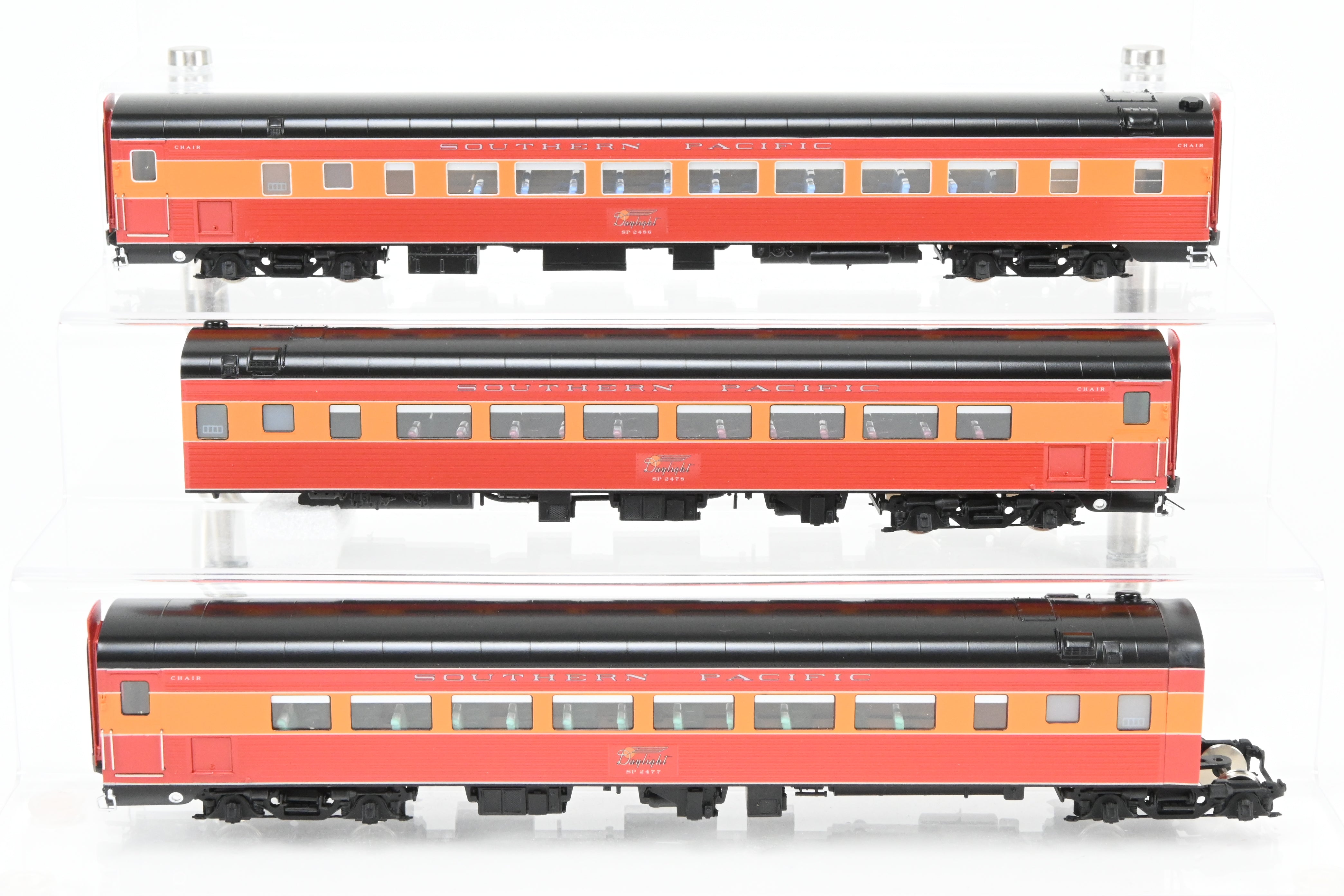 HO Brass CIL Challenger Imports SP 1955 Morning Daylight 3-Car Add-On Set