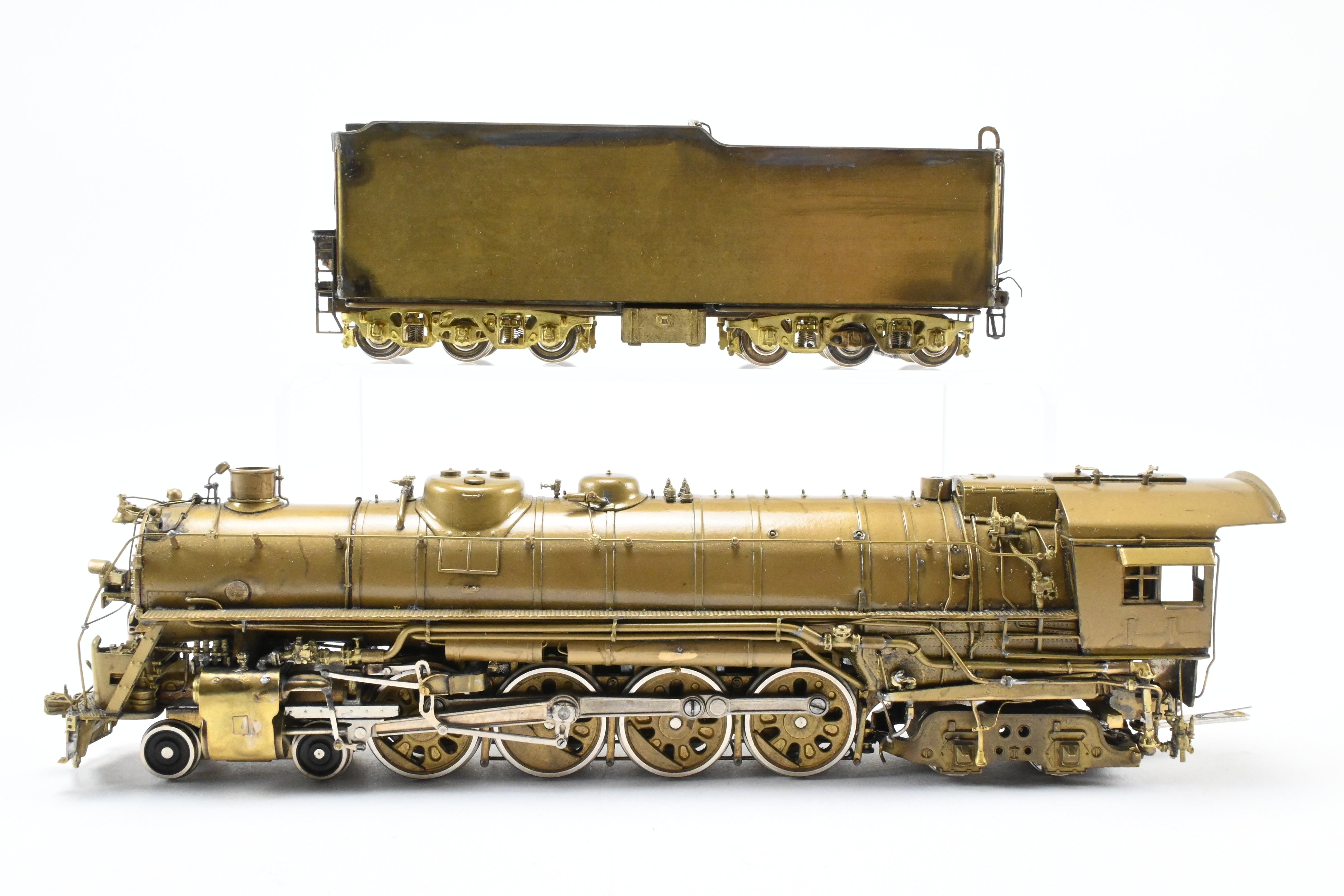 HO Scale Brass Hallmark Models SLSF - Frisco 4500 Class Dual Service Series 4-8-4 Custom Model Engine Driven by Joe G. Collias