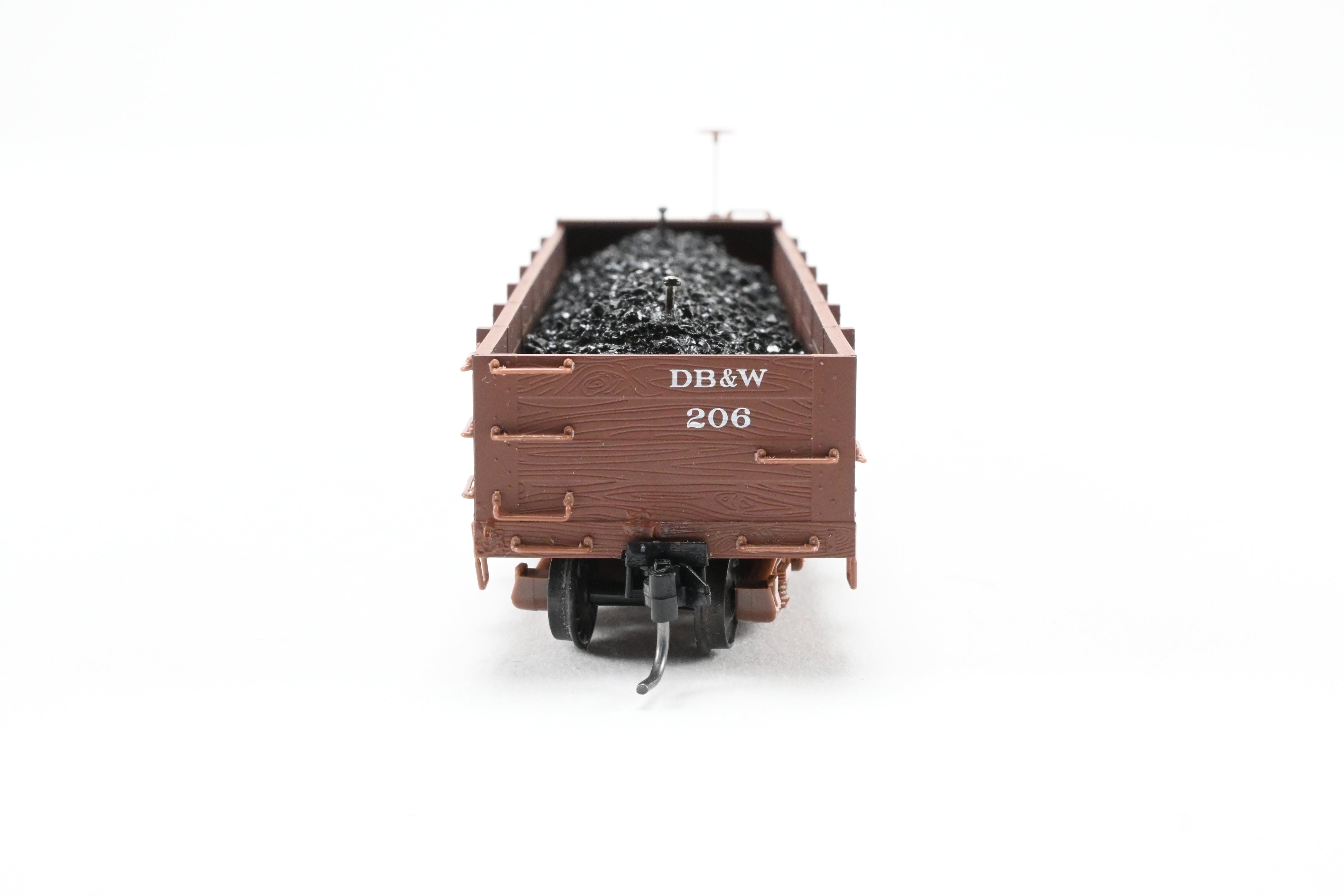 HOn3 Scale Micro-Trains Denver Boulder & Western (DB&W) 30-Foot Gondola Model with One Step Missing