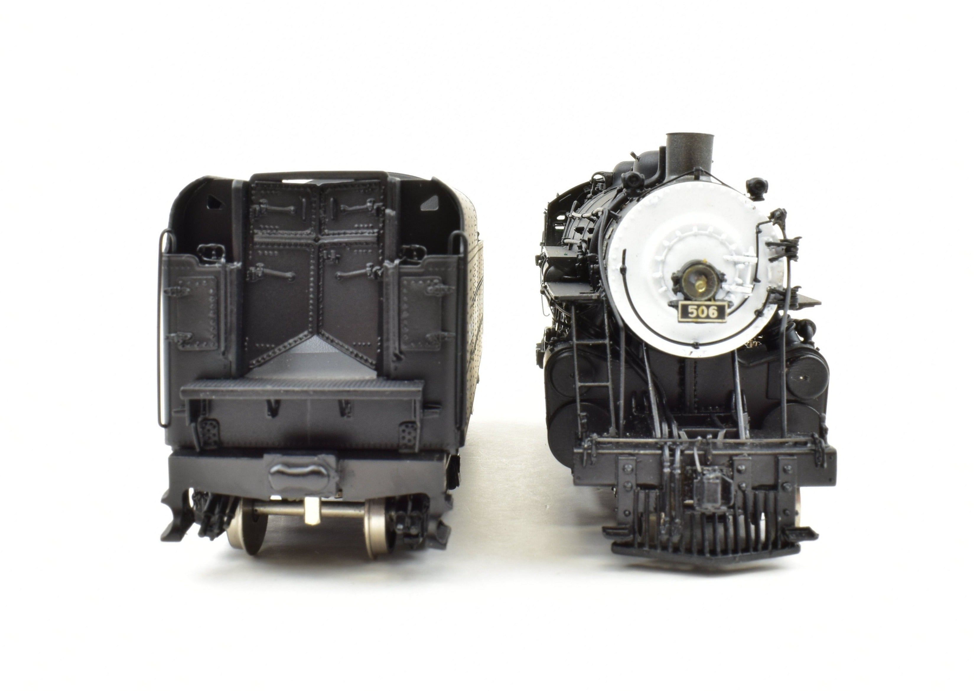 HO Scale Brass Imported Boston & Albany K-3n 4-6-2 Pacific Steam Locomotive Model Factory Painted as #506 without Lights by Key Imports