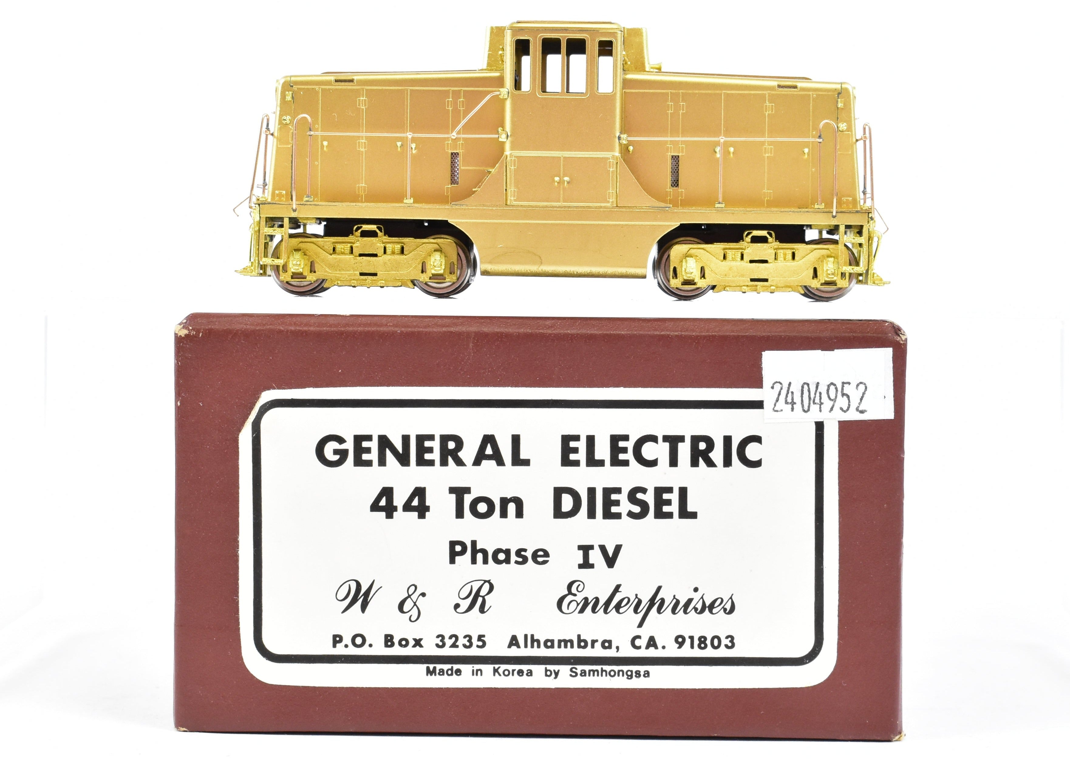 HO Brass 44-Ton Diesel Phase IV by W&R Enterprises - Like New Model
