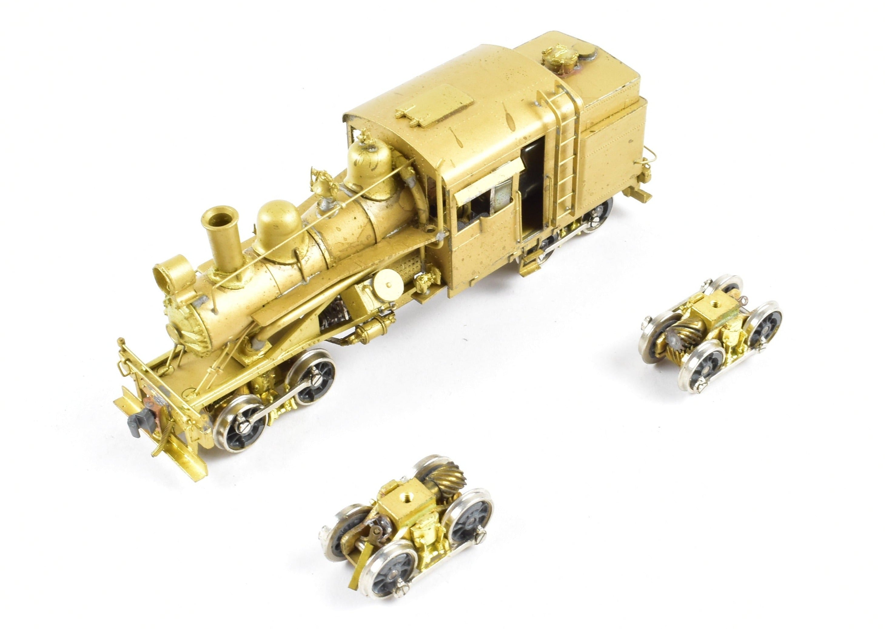 HO or HOn3 Scale Brass Model Train - Westside Model Co. Westside Lumber Co. Heisler #3 Replica