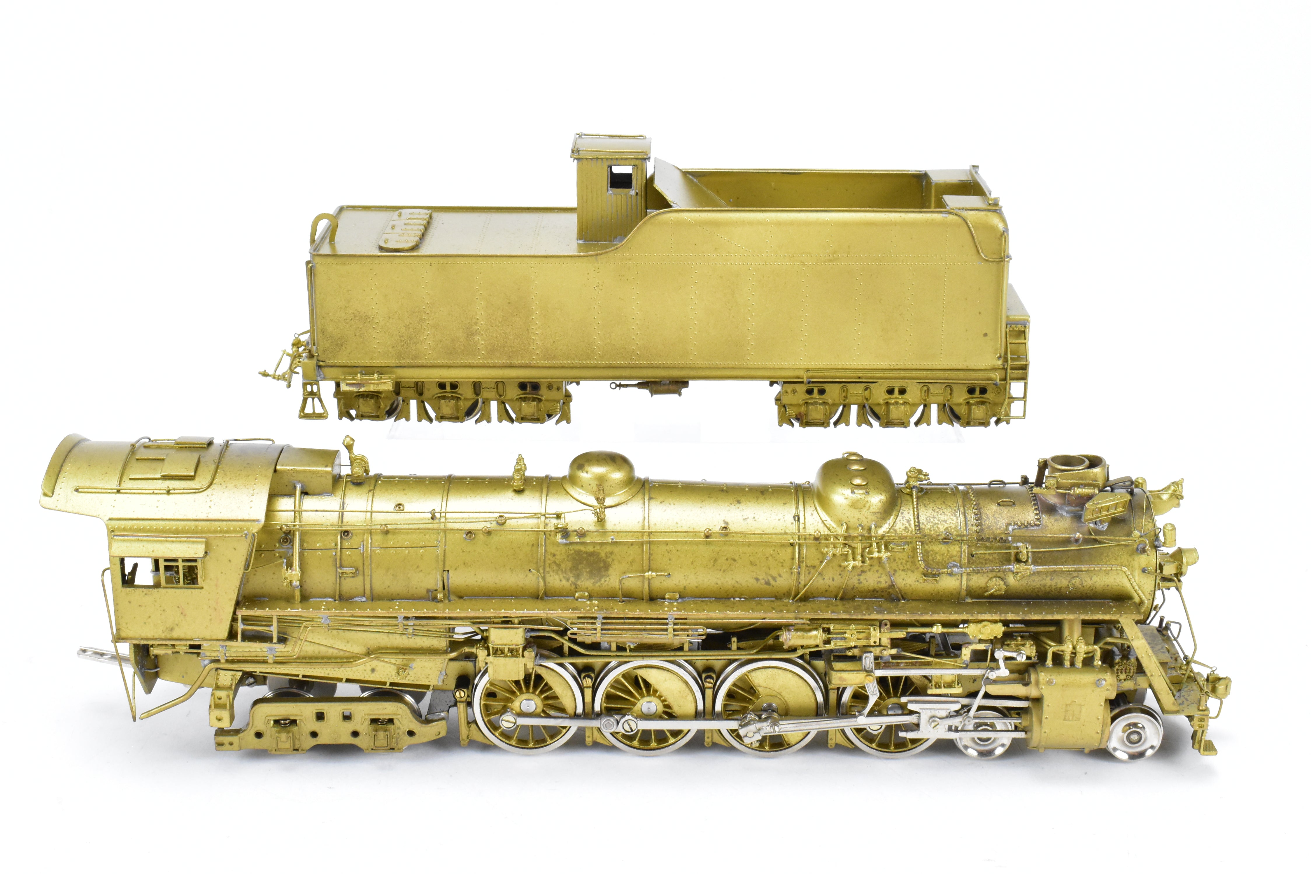 HO Scale Brass Model Train Key Imports D&RGW - Denver & Rio Grande Western M - 64 4 - 8 - 4 Northern Locomotive
