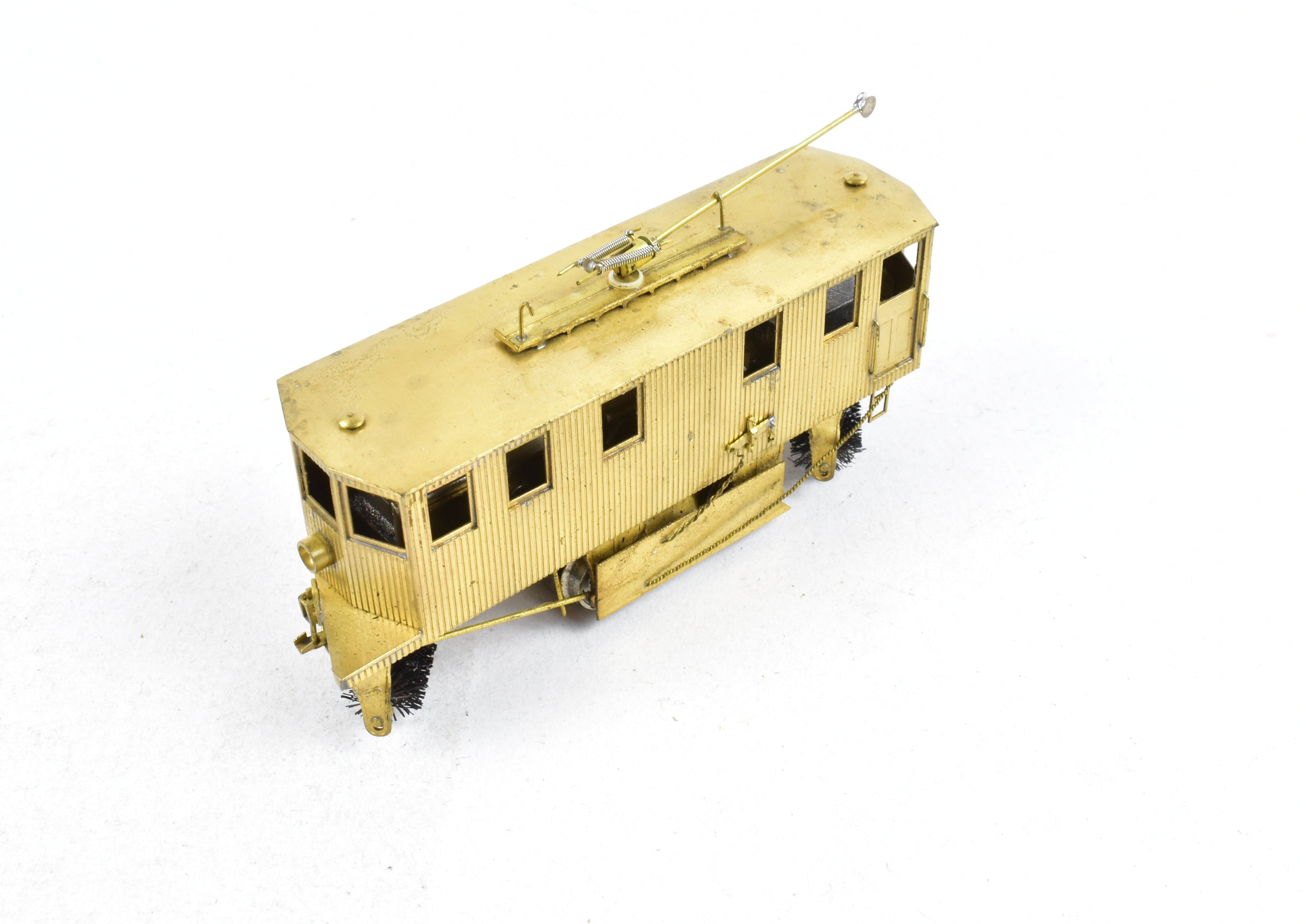 HO Scale Brass Fairfield Single Truck Sweeper Model - No Box, Nice Condition