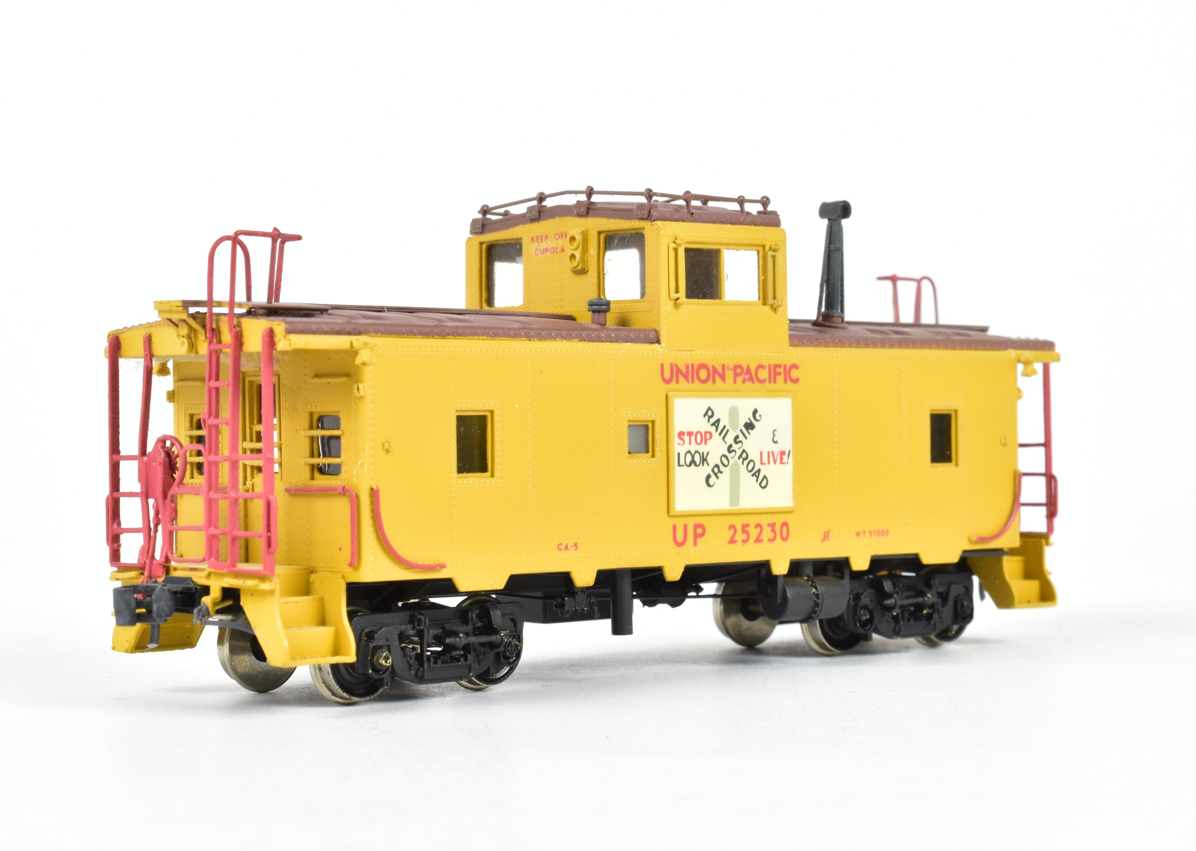 HO Scale Brass OMI - Overland Models, Inc. Union Pacific (UP) CA - 5 Caboose with Custom Paint and Spare Parts