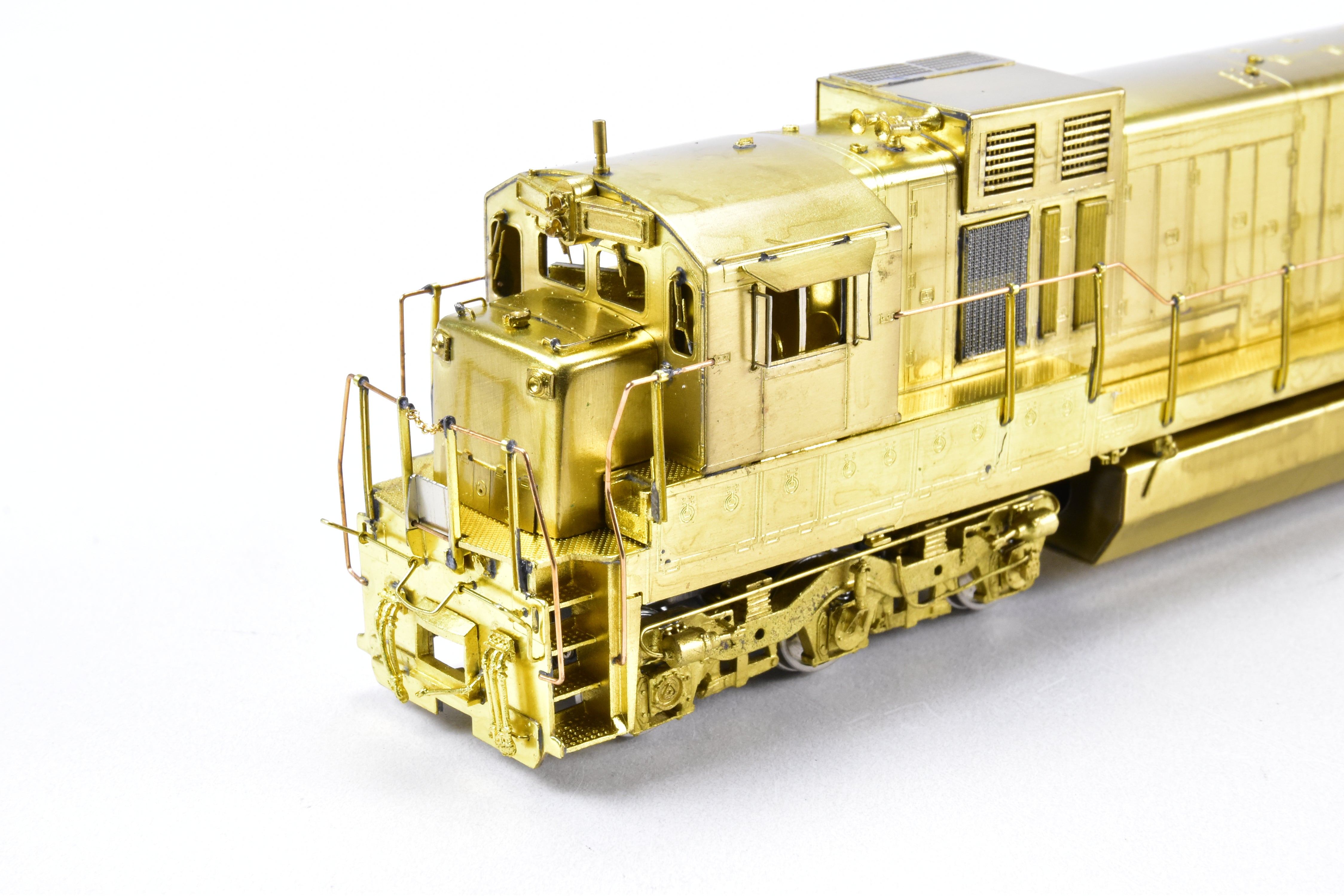 HO Scale Brass Model Train - Overland Models Inc. GE C36-7 Locomotives Representing Missouri Pacific and Norfolk & Western Railroads