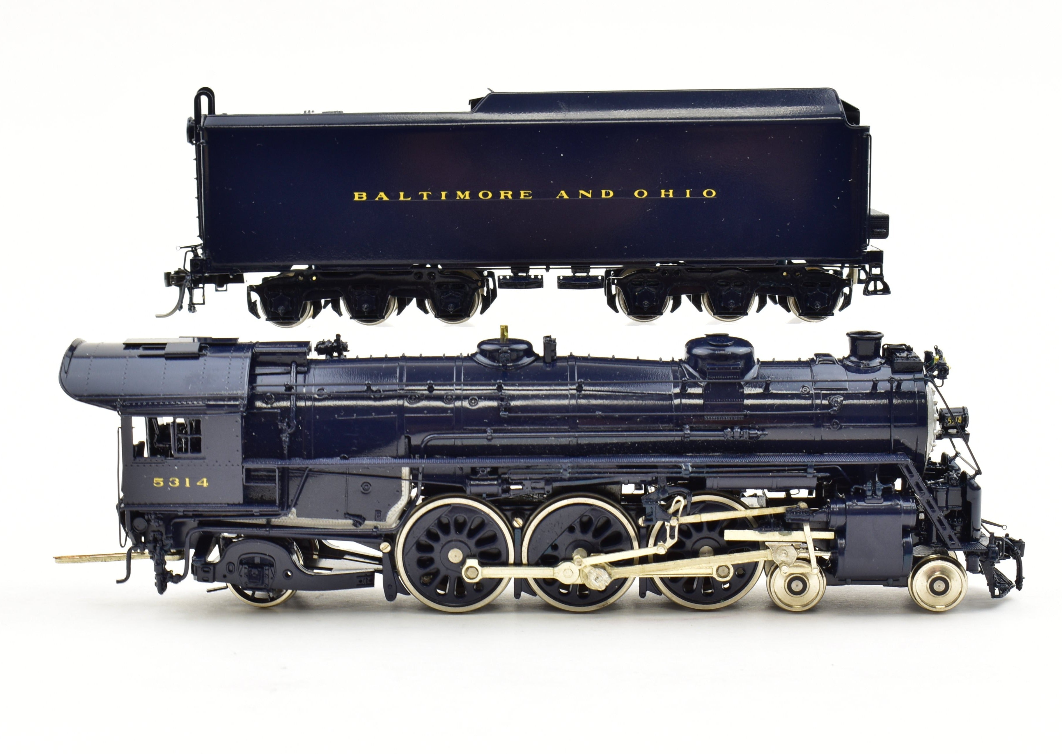 HO Scale Brass Key Imports B&O P-7e 4-6-2 Pacific #5314 Custom Series 47 FP Model