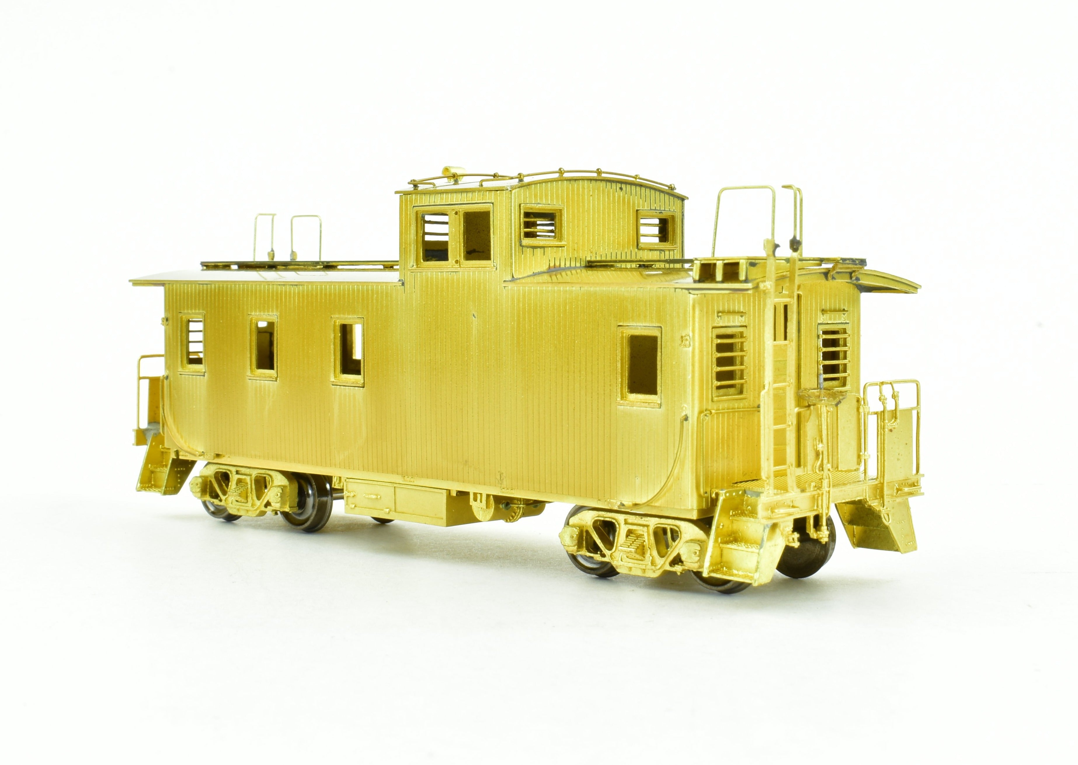 HO Scale Brass Caboose Model by OMI - Overland Models, Inc. for Great Northern Railroad, Factory New 30-Foot Wood Design