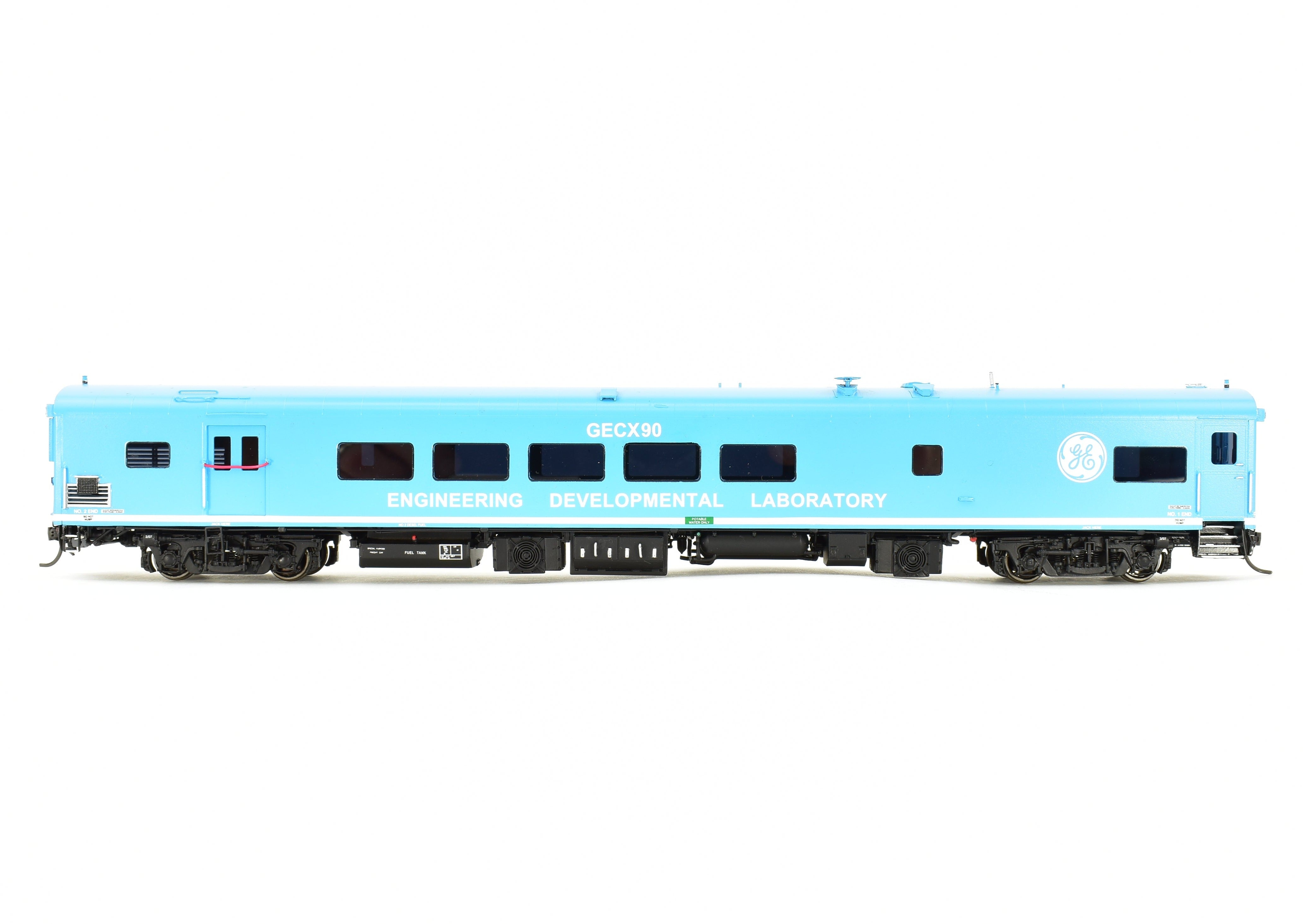 HO Brass OMI General Electric Test Car FP No. 90 by Overland Models