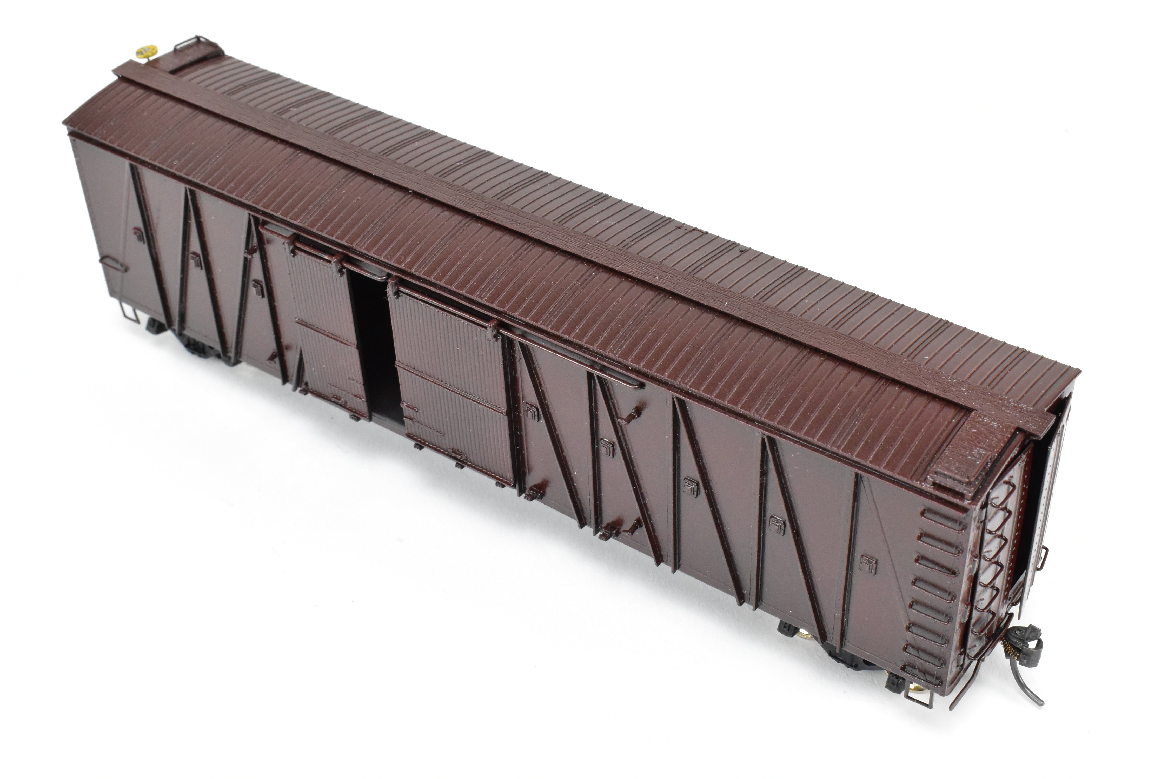 HO Brass OMI UP Union Pacific 50' Auto Boxcar, Custom Red, No Lettering