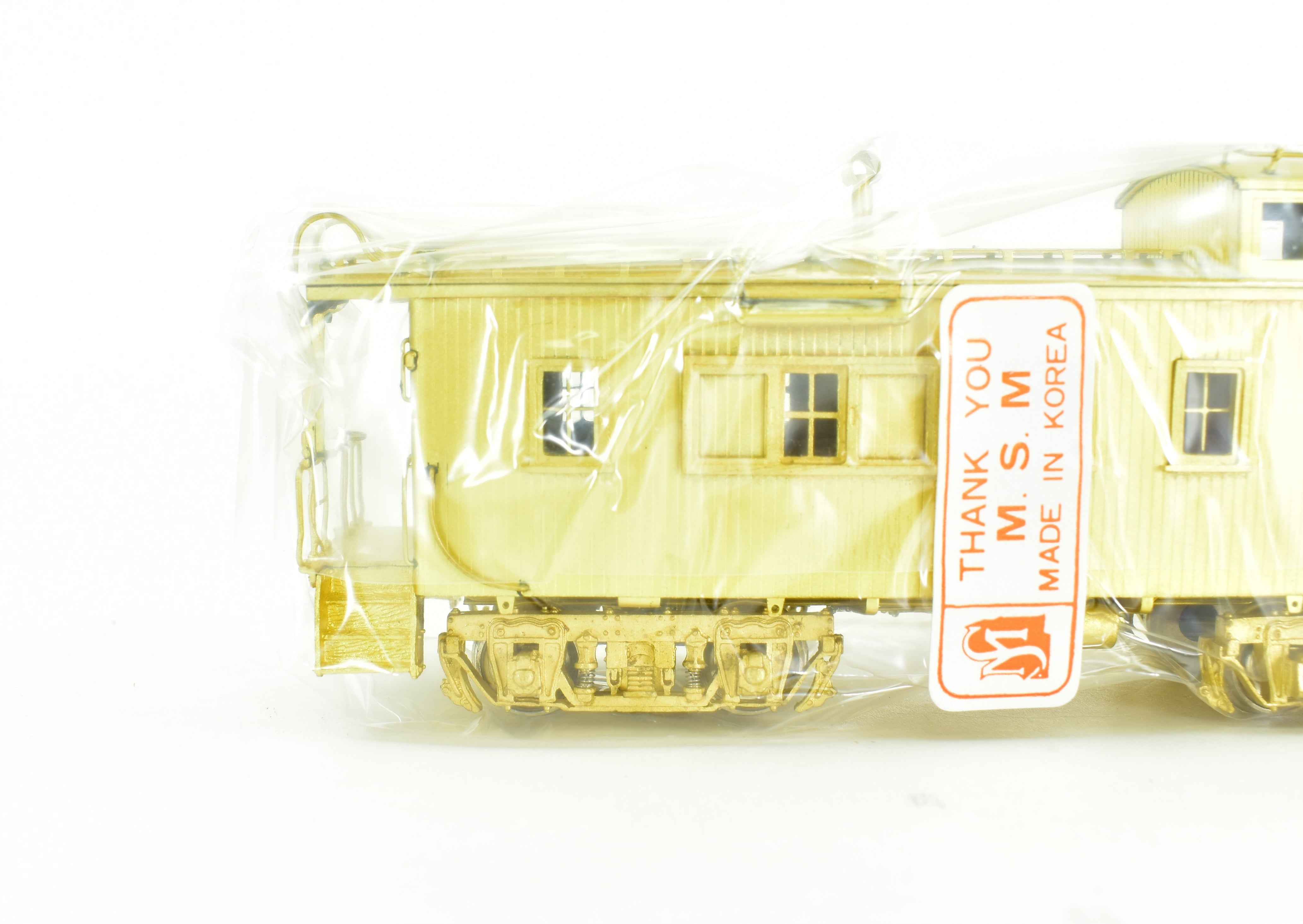HO Scale Brass OMI C&NW Wood Caboose without End Windows by Overland Models