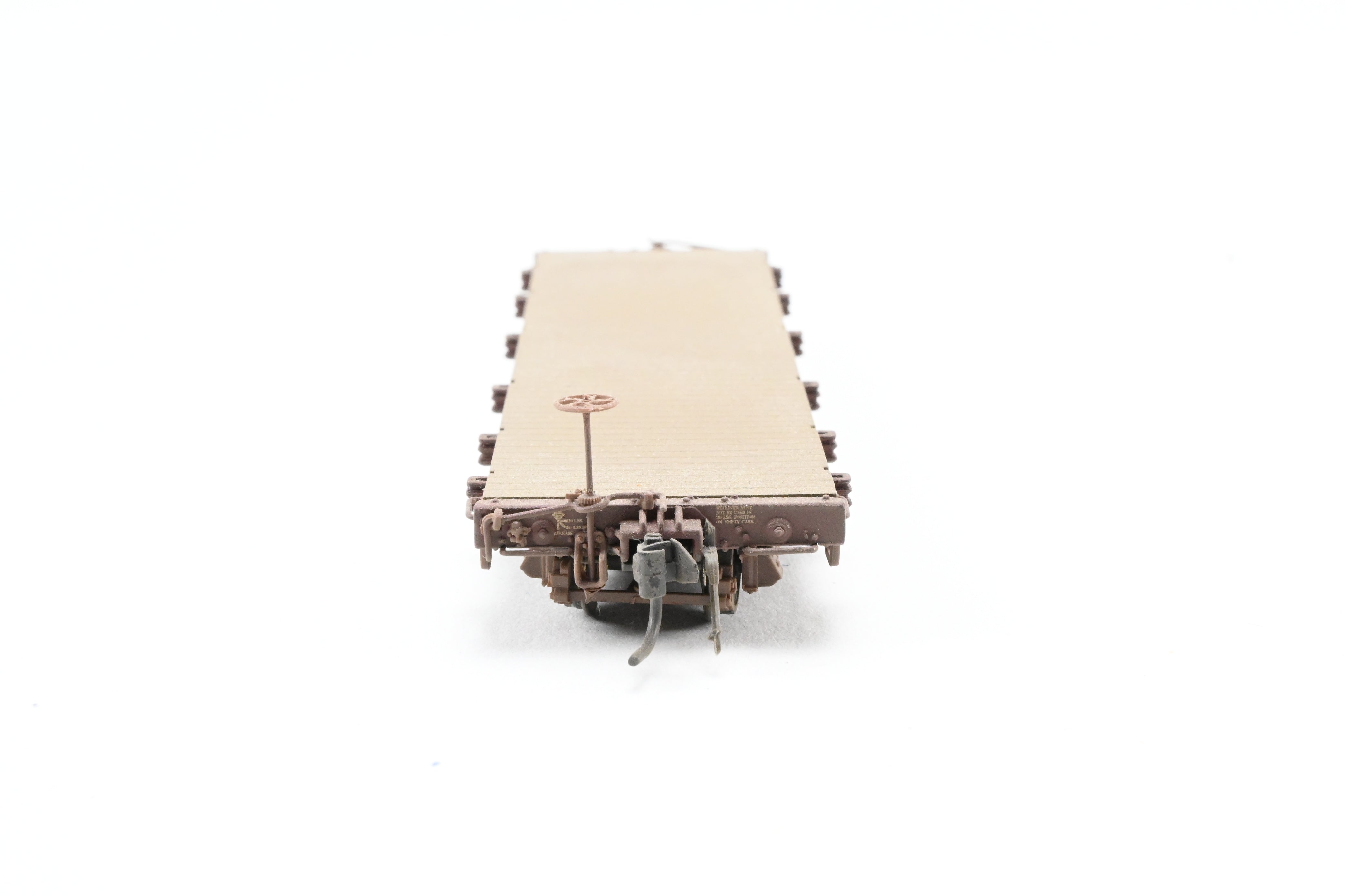 HOn3 Scale Model Train - Blackstone Models D&RGW Denver & Rio Grande Western 30’ Weathered Flat Car No. 6095