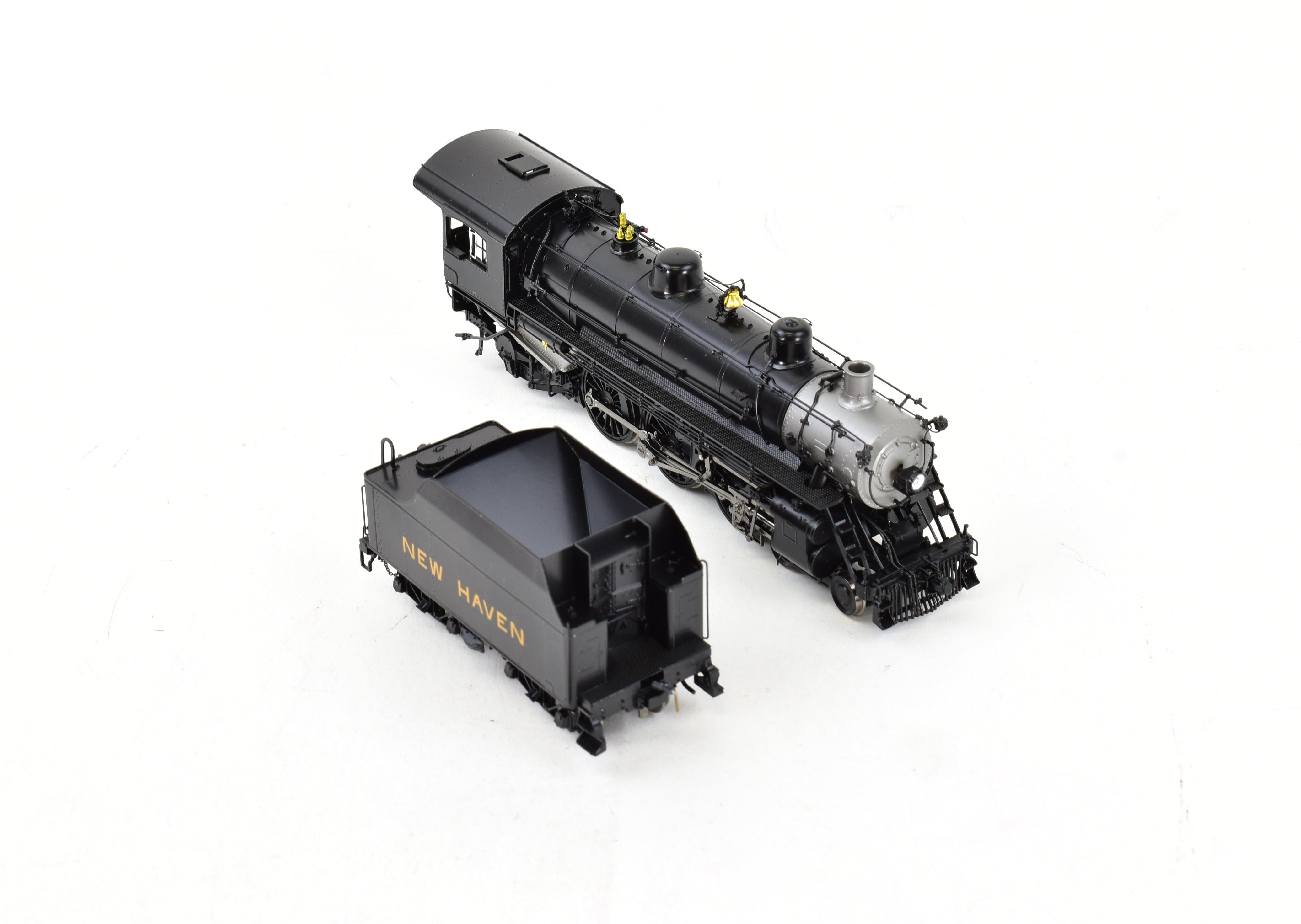 HO Scale Brass Crown Custom Imports New Haven I-2 4-6-2 Pacific Locomotive Model with ATS on Pilot and Factory Painting, Custom Imported for Enthusiasts