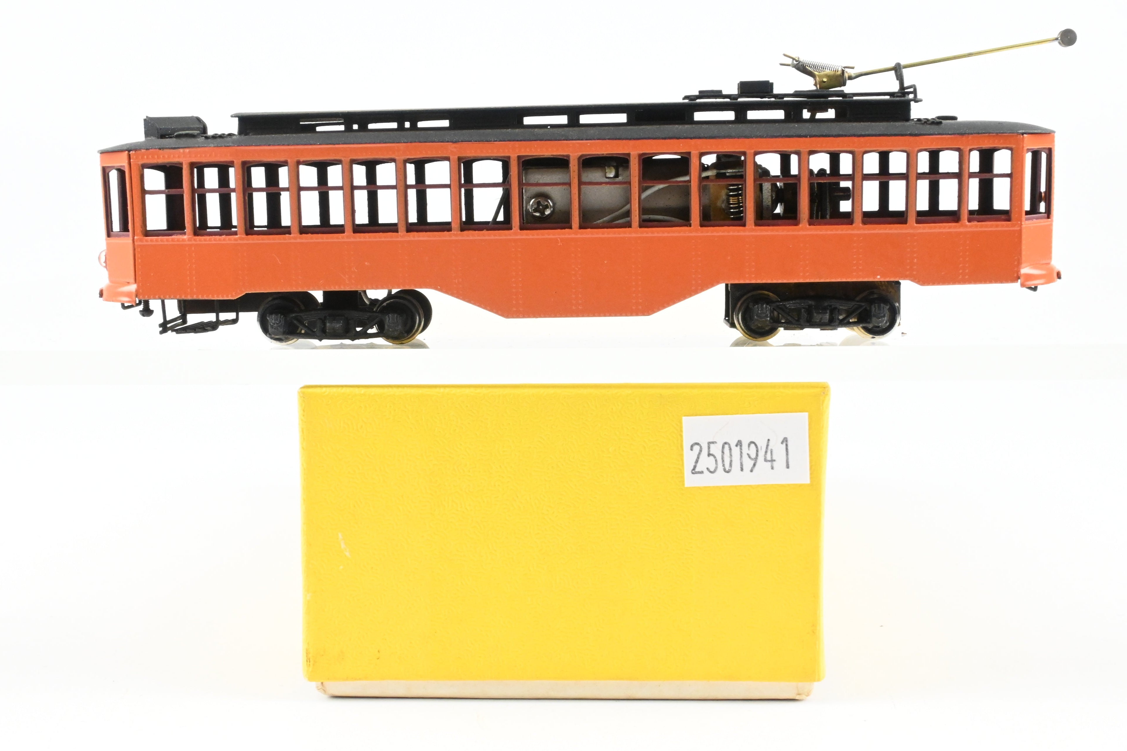 HO Scale Brass Fairfield Models Pittsburgh Railway Co. Single End Version Jones Trolley Car Collectible Model