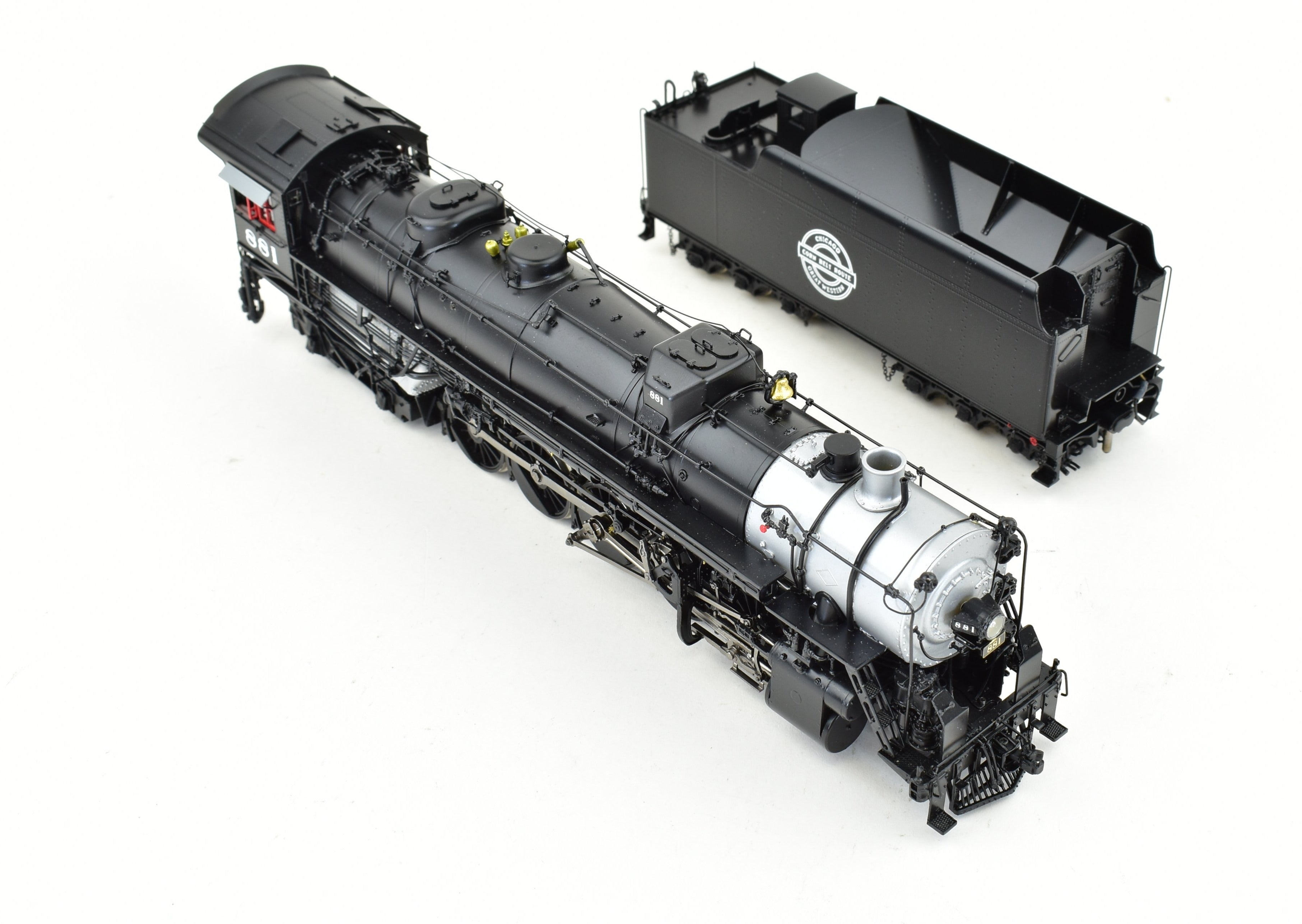 HO Brass GPM - Glacier Park Chicago Great Western 800 Class 2-10-4 FP #881