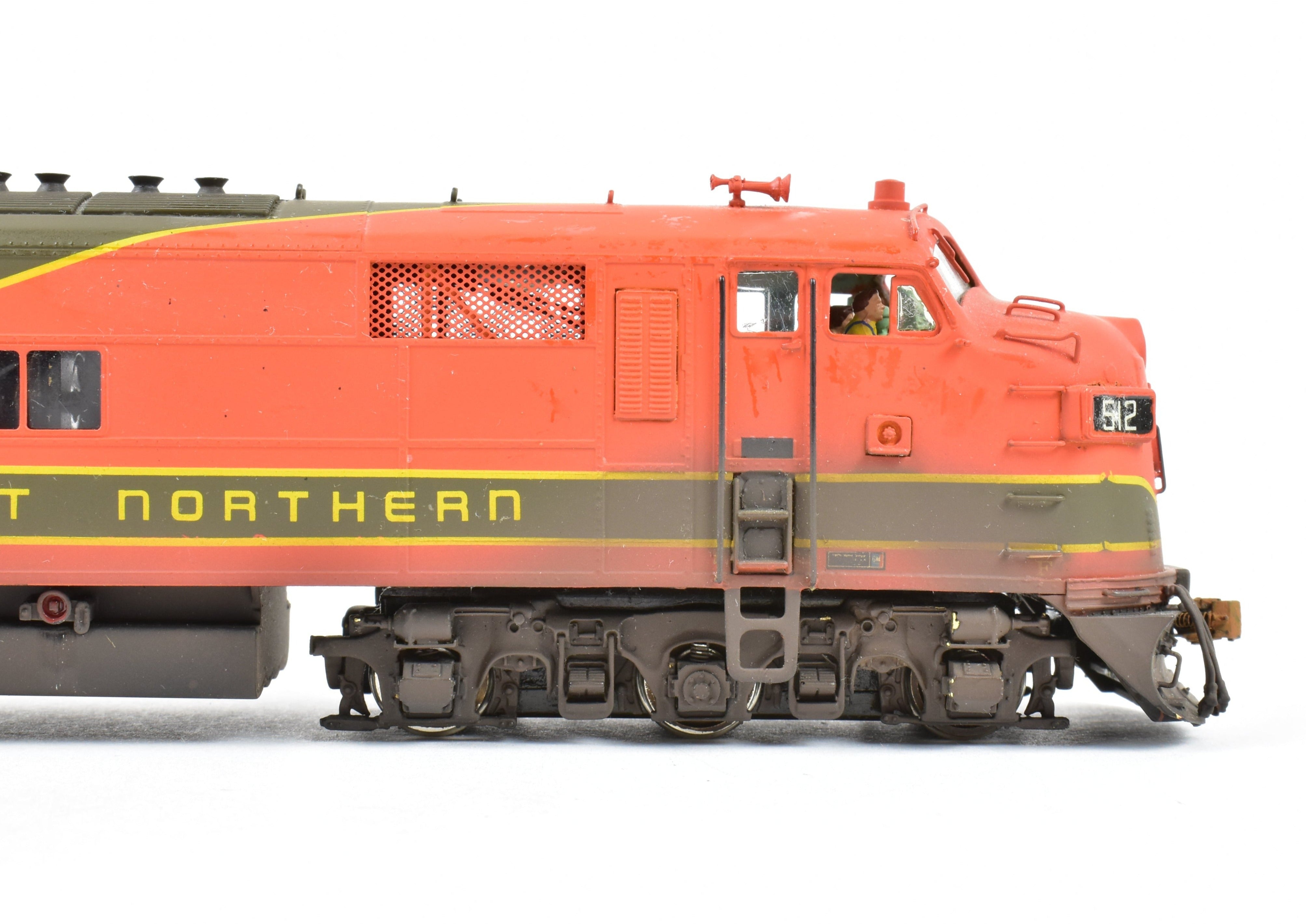 HO Brass Oriental Limited GN - Great Northern EMD E7A 2000 Phase II #512 Factory - Painted Model