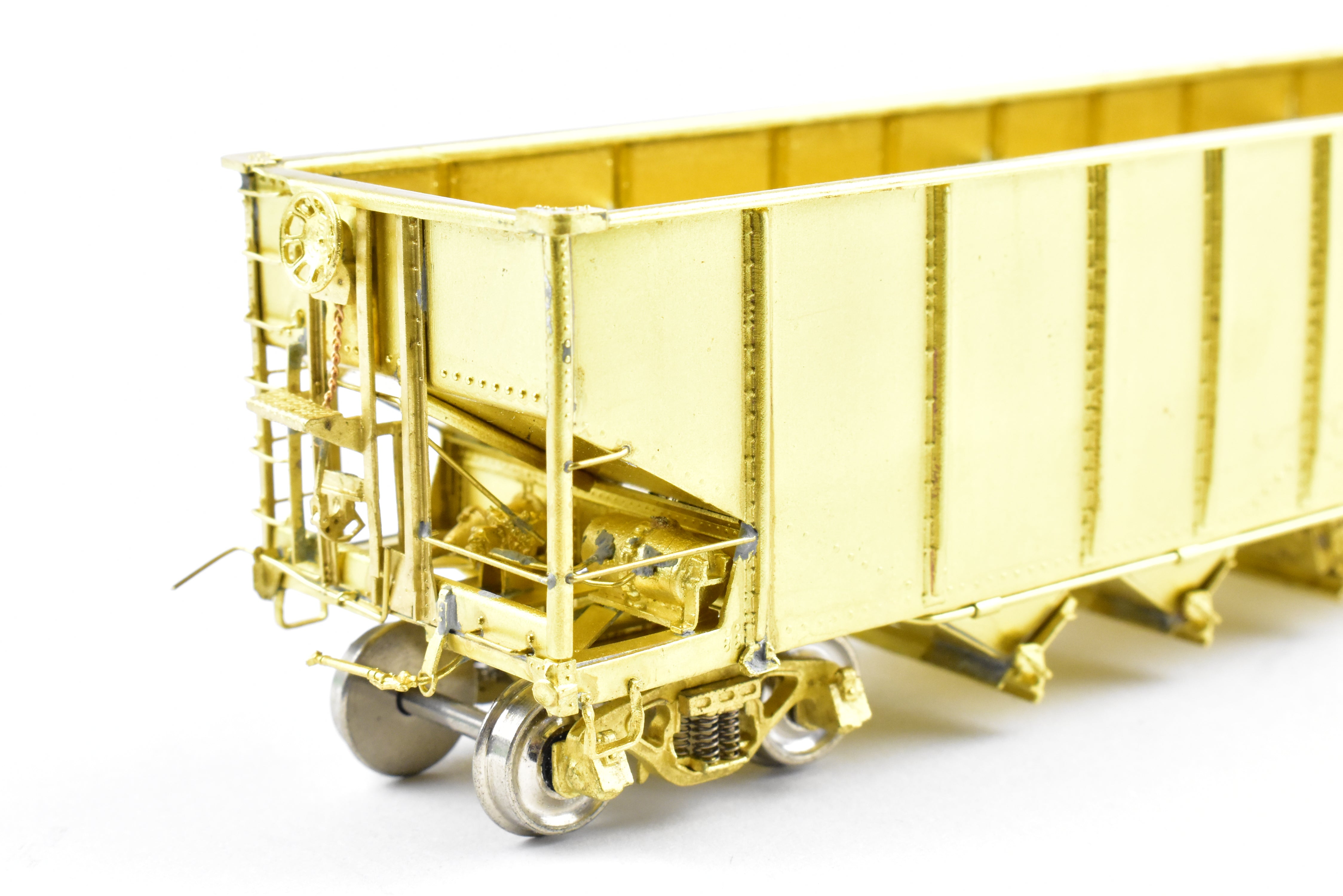 HO Scale Brass Quad Hopper Model by Overland Models, Inc. (OMI) - Chicago & North Western (C&NW) #60001 - 60999, As Originally Built