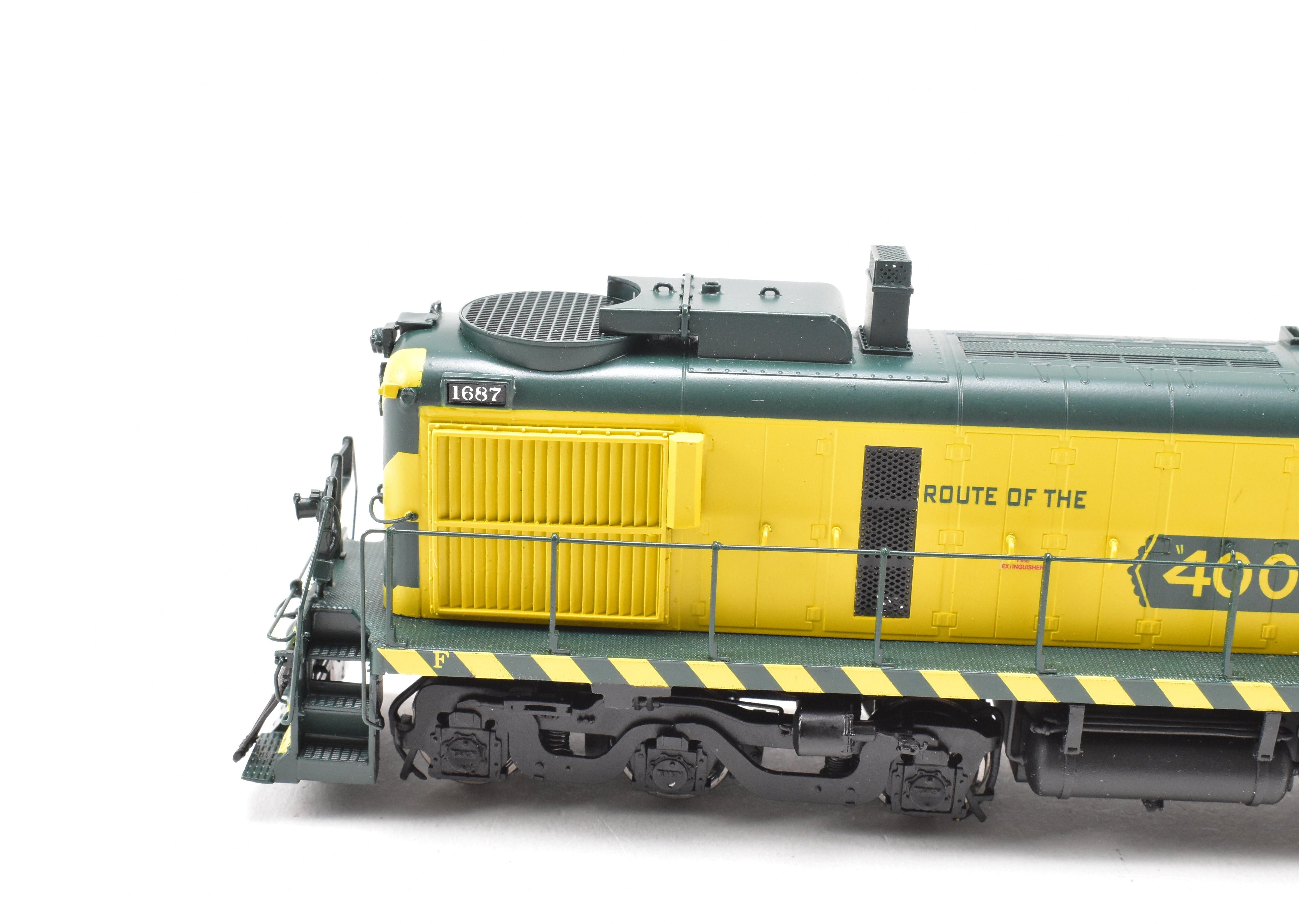 HO Scale Brass Model Train by Overland Models, Inc. (OMI) - Chicago & North Western ALCO RSD - 5 Phase III Hammerhead FP #1687 with Tsunami DCC and Sound Function