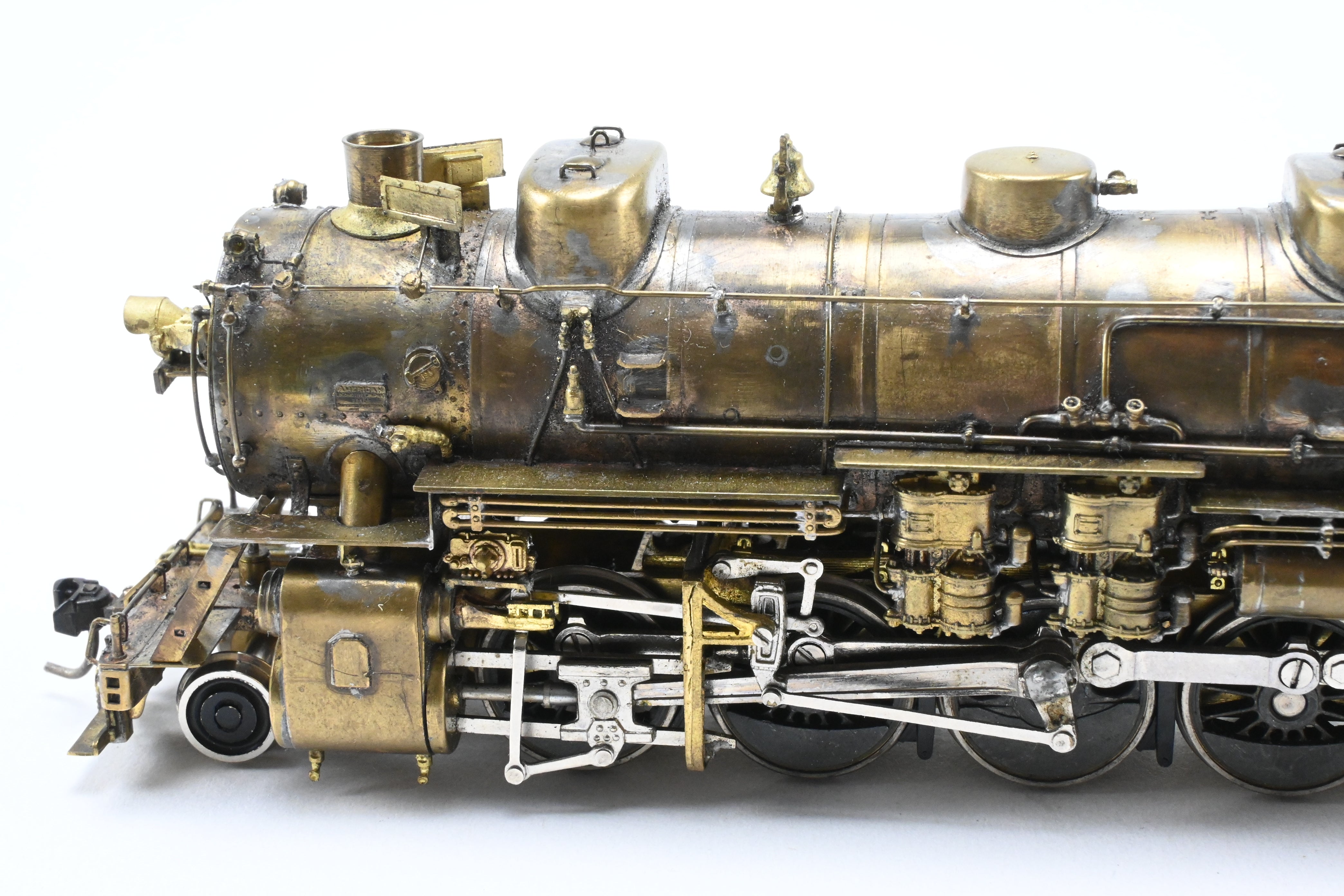 HO Scale Custom-Made Brass Model of Joe G. Collias Scratch-Built Missouri Pacific 2-10-2 Locomotive No. 1718 (Formerly Wabash)