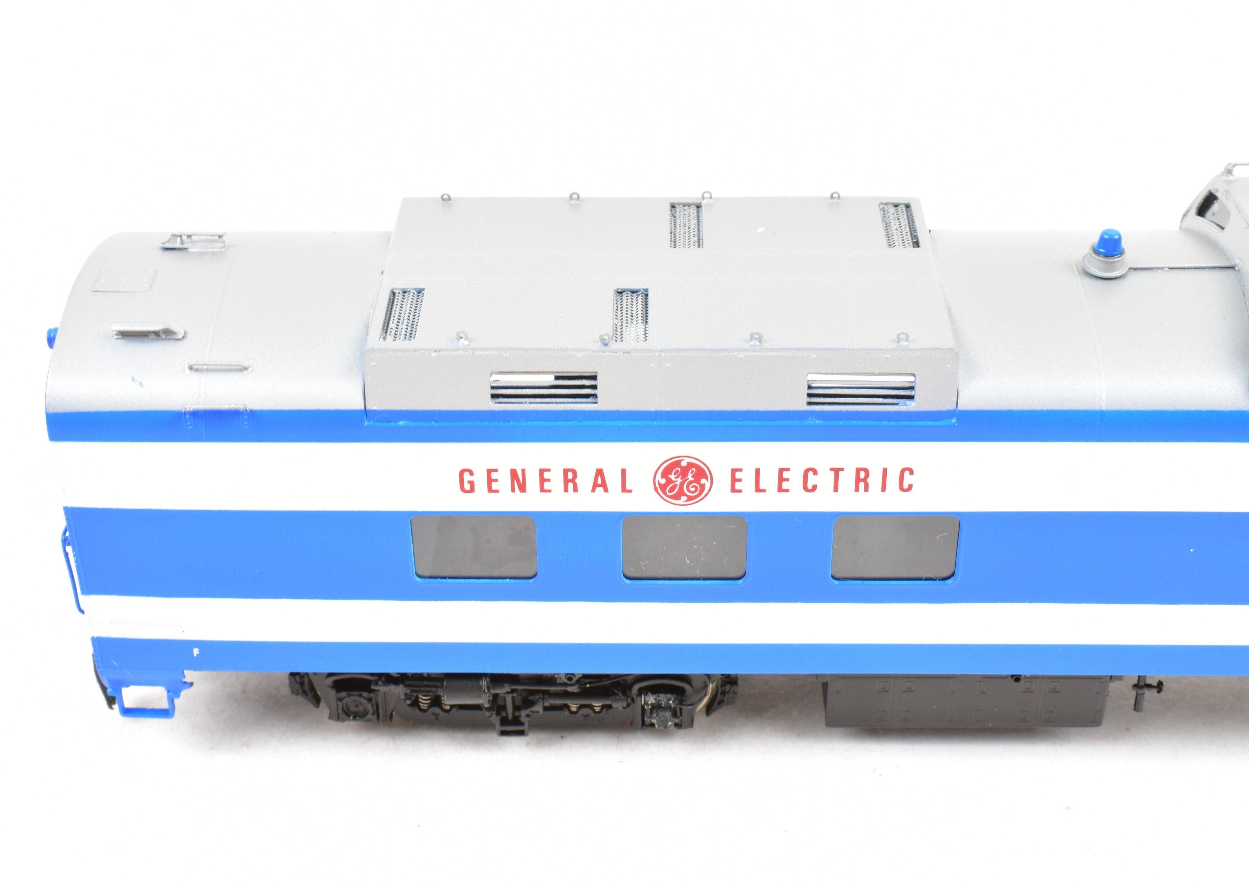 HO Scale Brass Model Train - Overland Models Inc. General Electric Test Car #100 with Factory Paint, Ideal for Model Train Enthusiasts