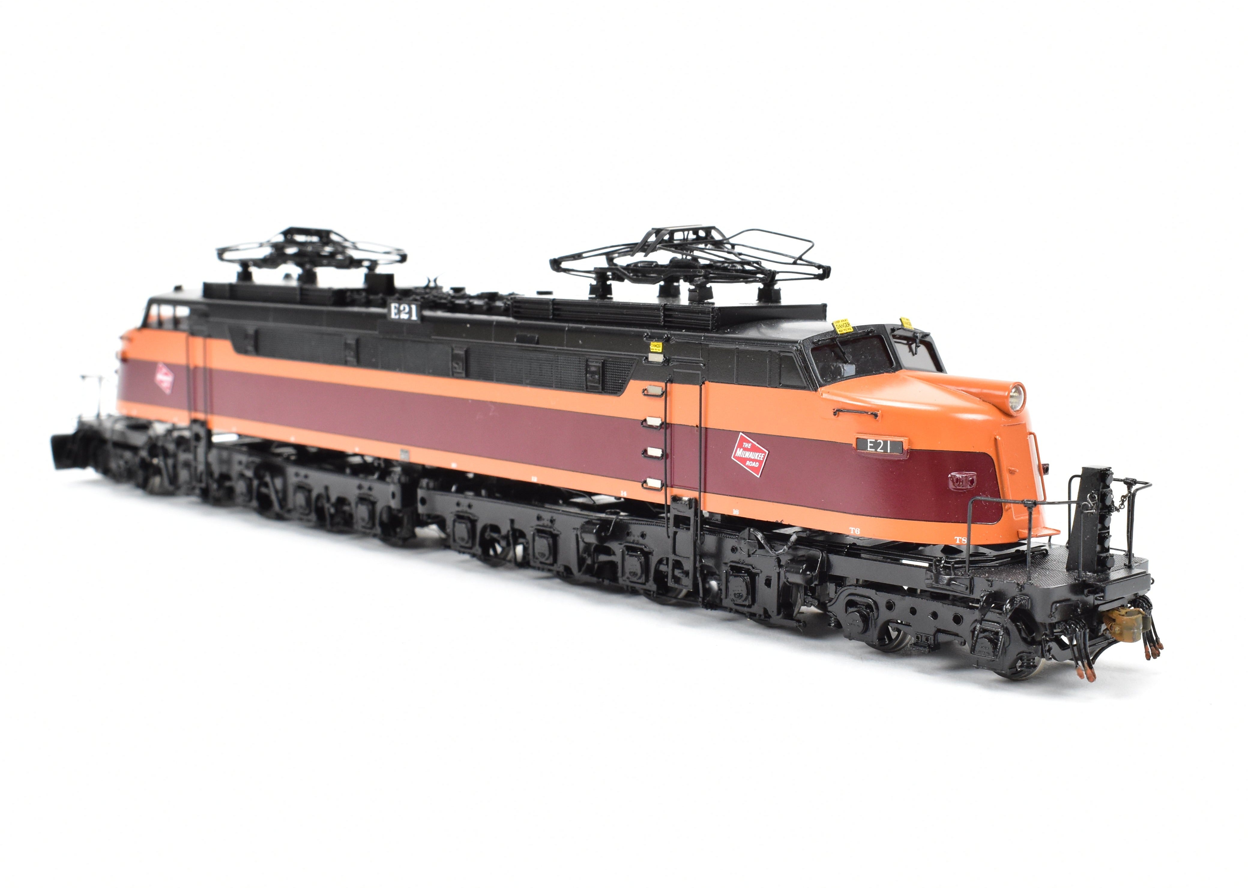 HO Scale Brass Precision Model Train - Precision Scale Co. MILW - Milwaukee Road EP - 4 Little Joe FP in 1960s Scheme No. E - 21