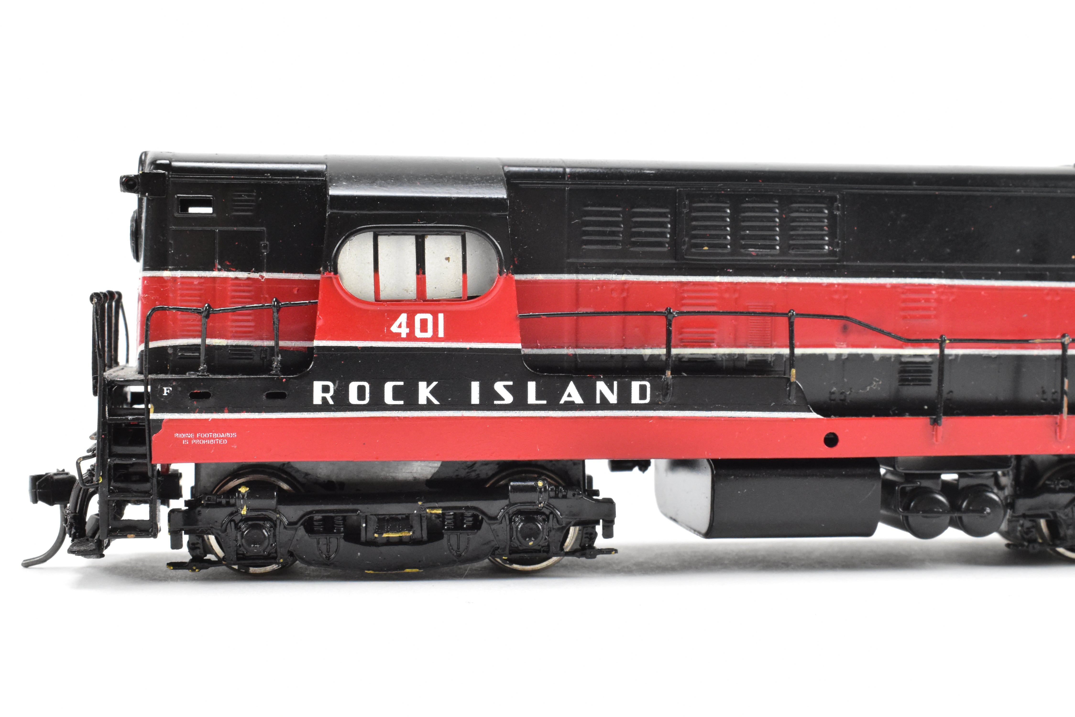 HO Brass Key Imports CRI&P - Rock Island H-16-44 Loewy Design CP 401 with New NWSL Gears