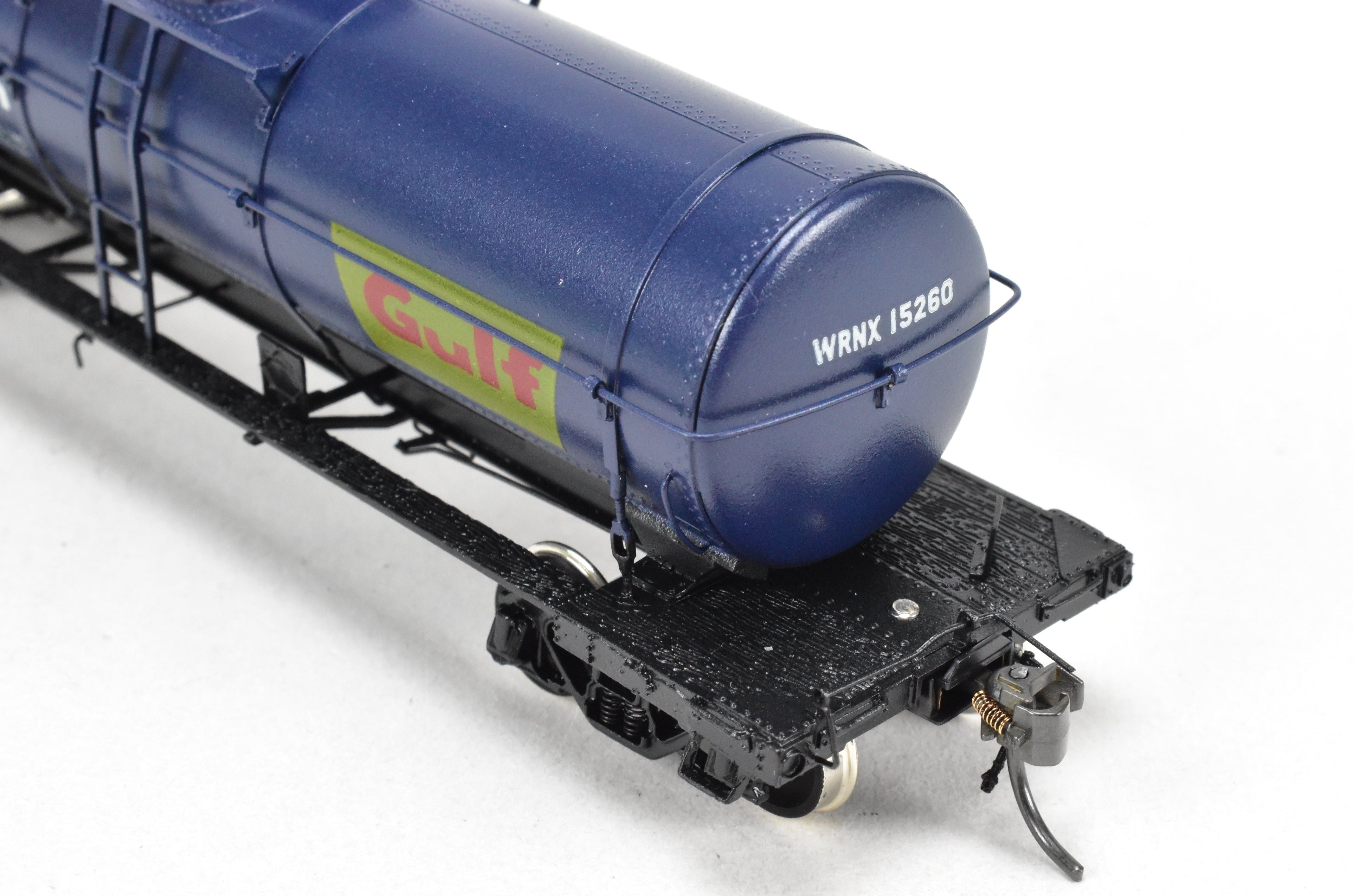 HO Scale Brass Model Train Tank Car by Overland Models, Inc. (OMI) - Union Tank Lines 10,000 Gallon UTLX FP for Gulf Oil Company