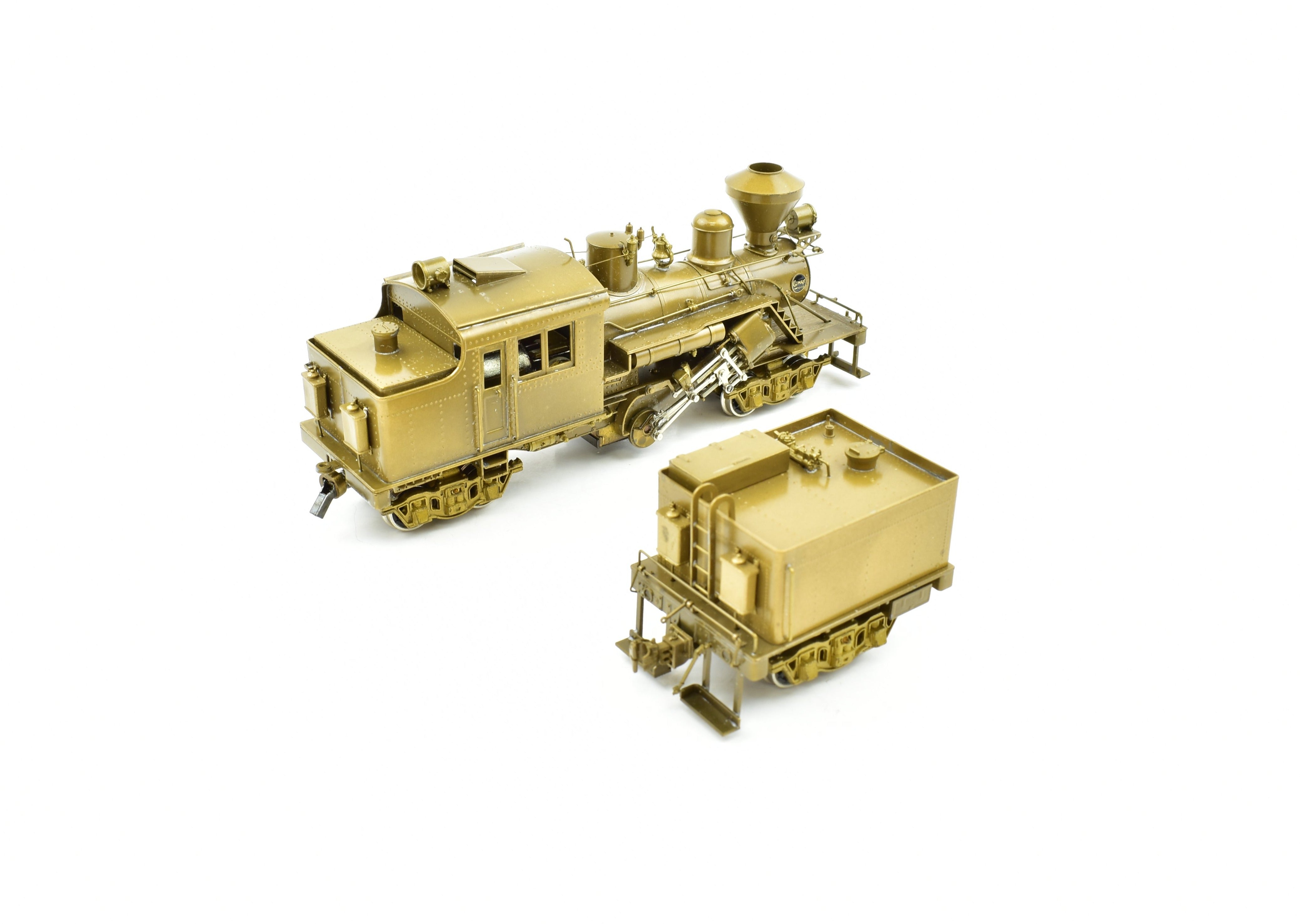 1980 HO Brass PFM - United Hillcrest Lumber Co. 3-Truck Logging Climax Geared Locomotive