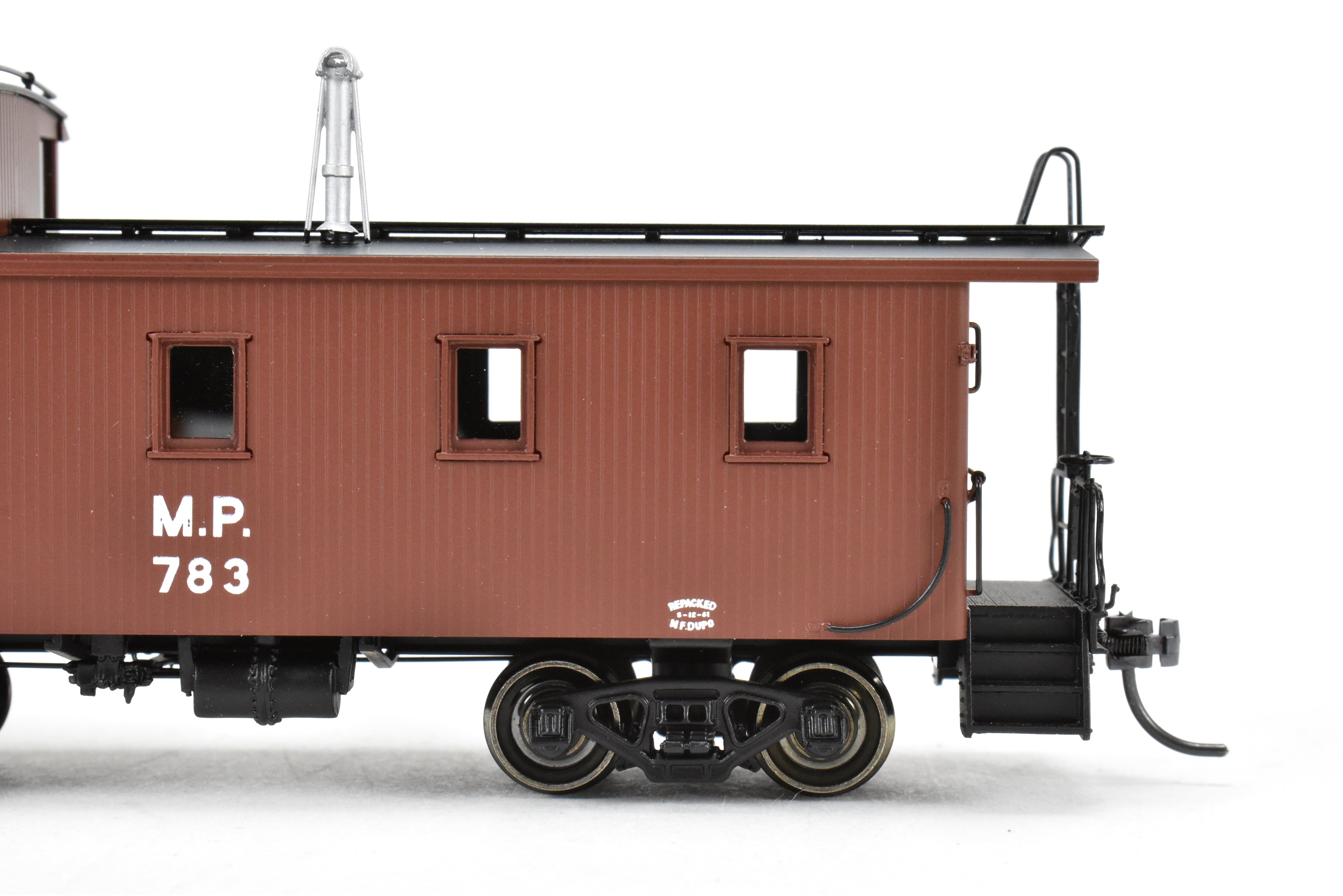 HO Brass OMI Missouri Pacific Wood - Side Caboose F/P #783 by Overland Models