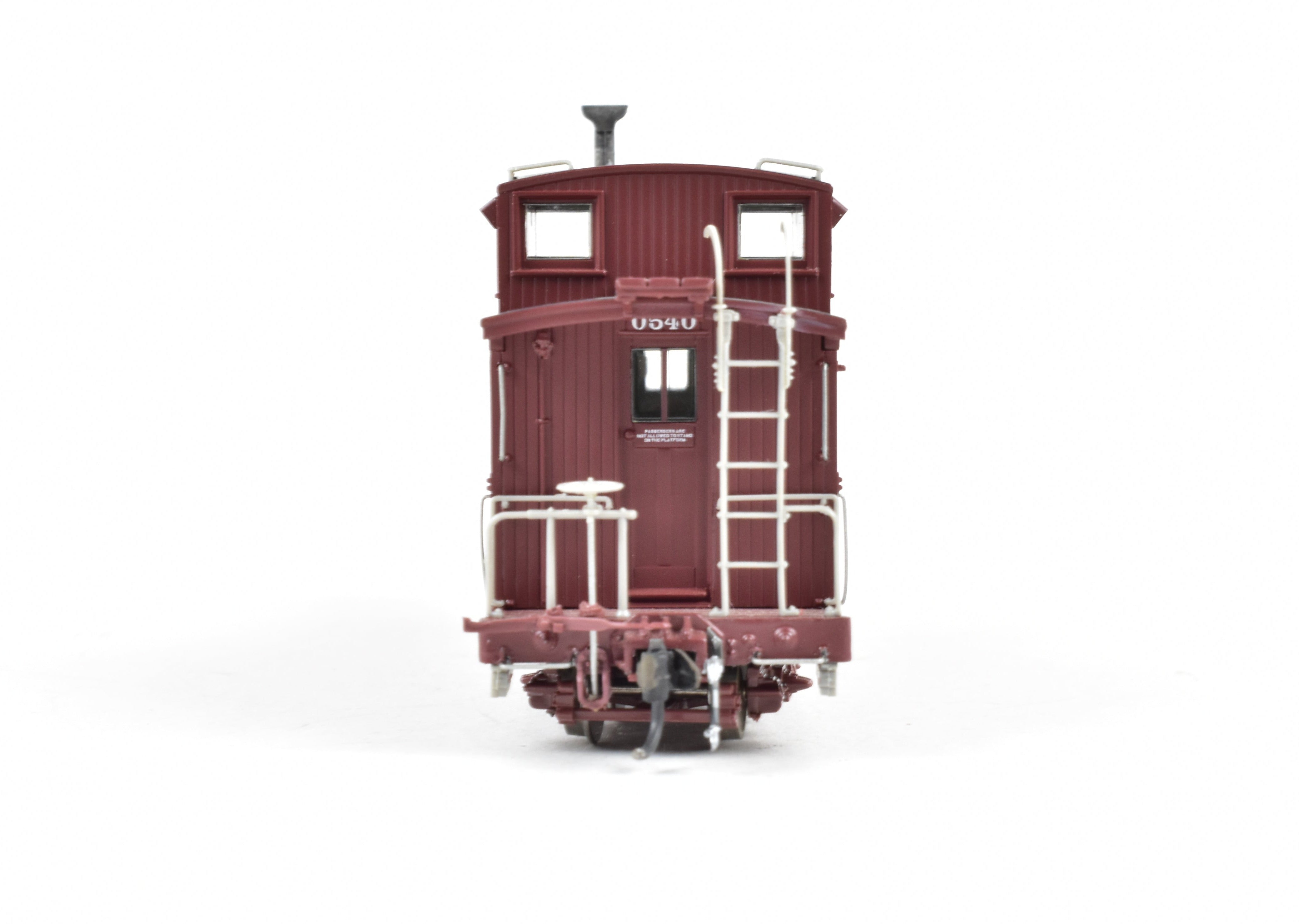 HOn3 Scale Plastic Model - Blackstone Models' Denver & Rio Grande Western Long Caboose, Factory Painted in Rio Grande Flying Herald, No. 0540