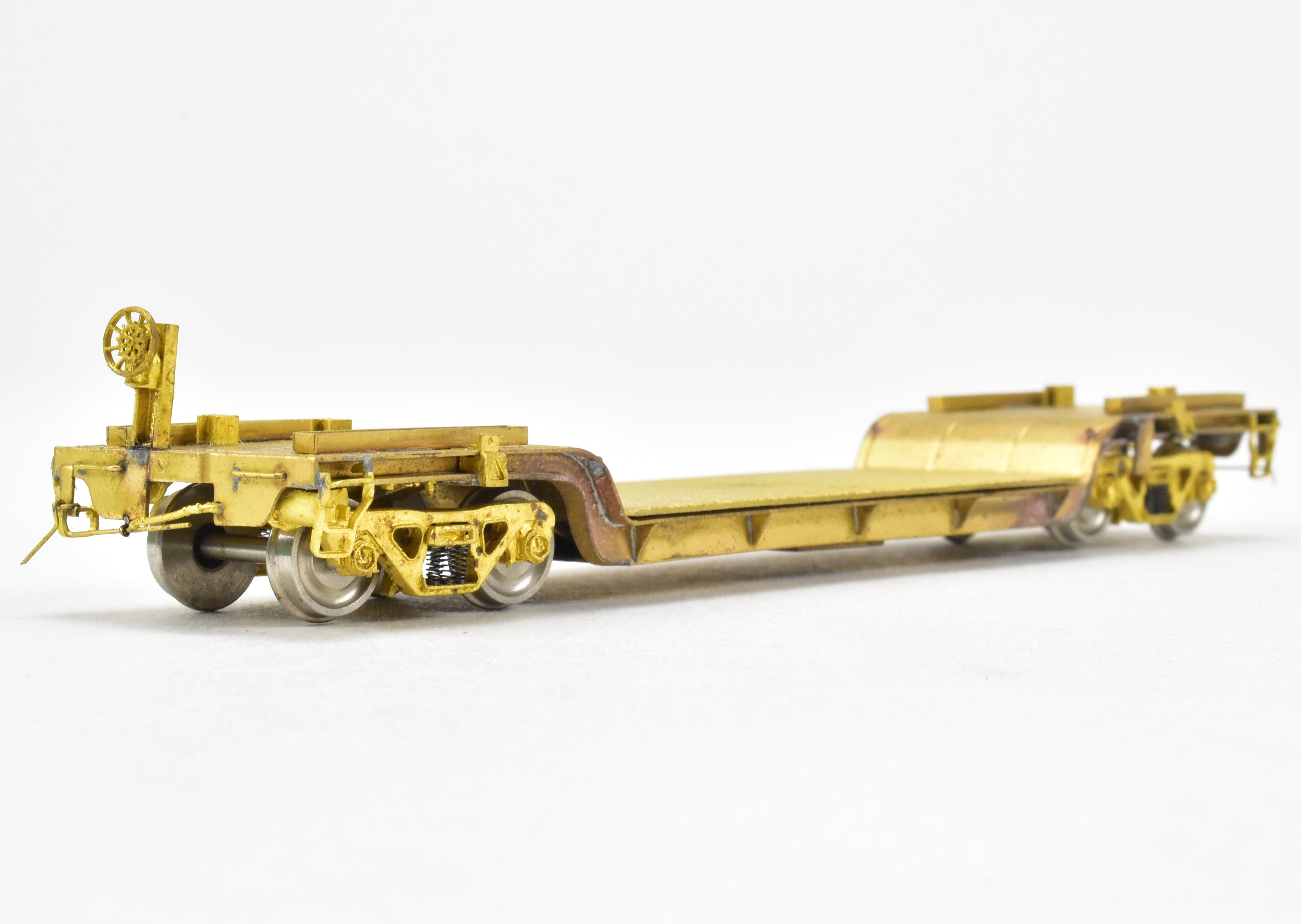 HO Brass 45' Depressed Center Flat Car by OMI - Various Roads